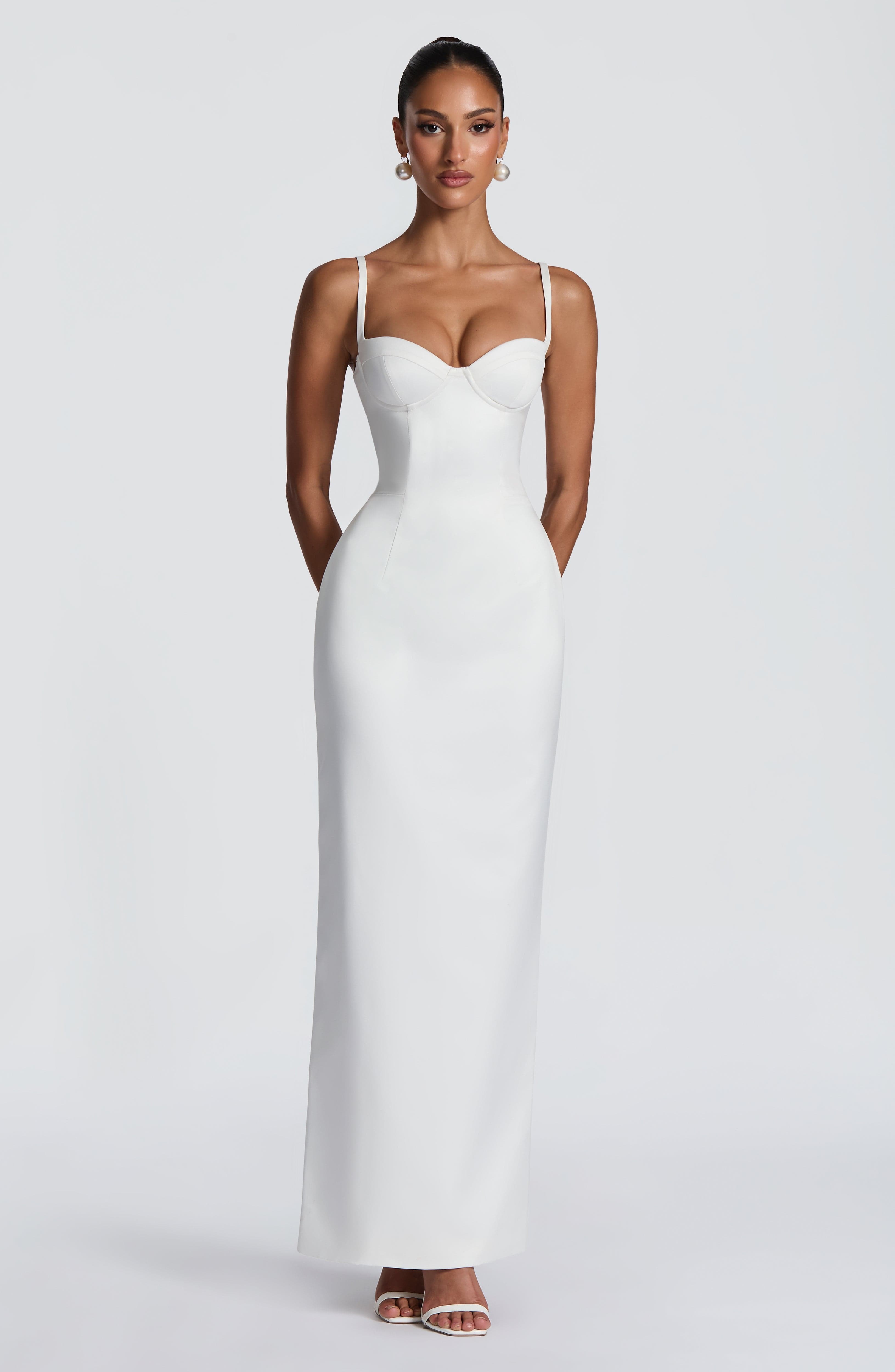 Bennett Maxi Dress - Ivory - Image 3