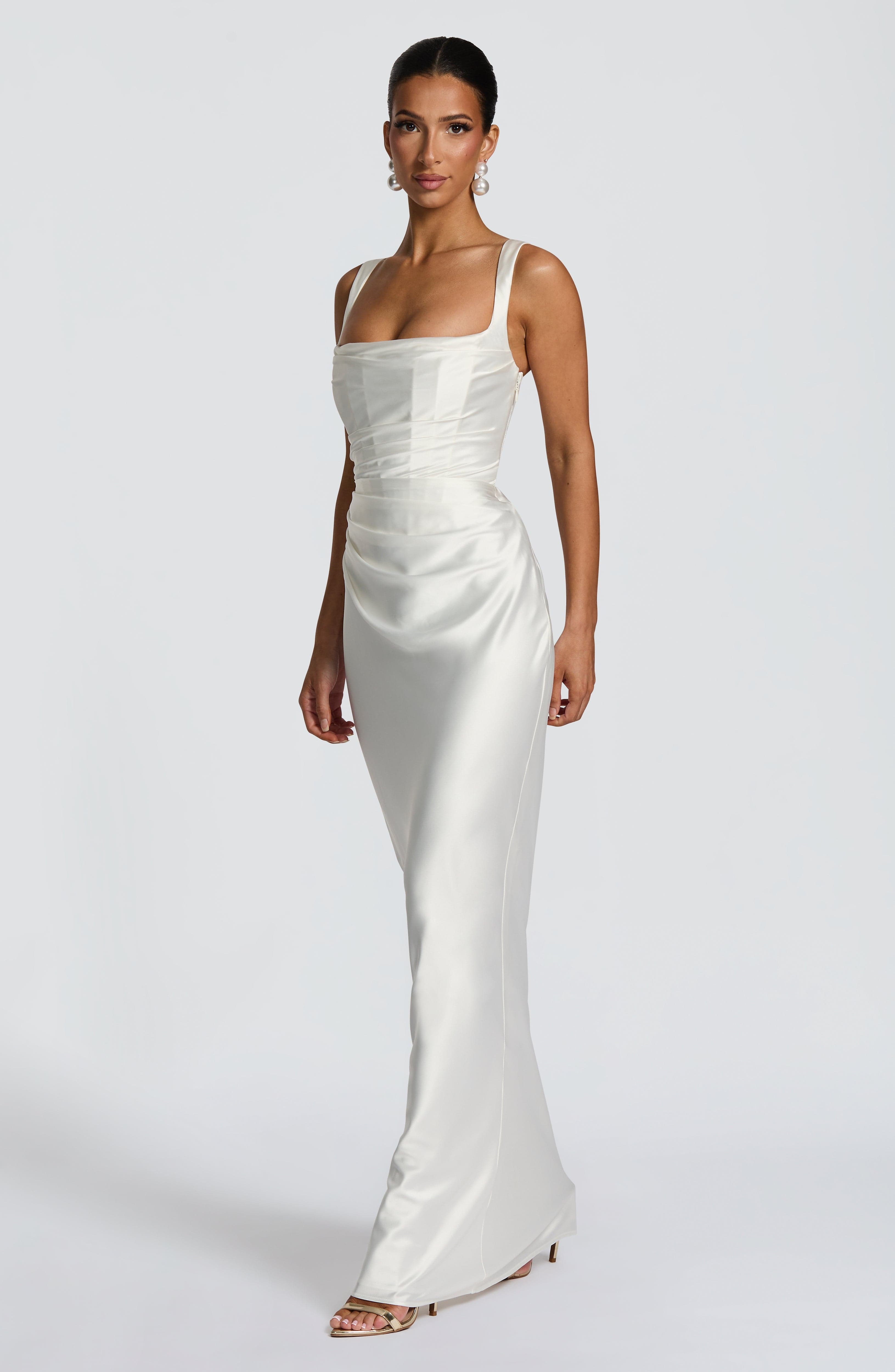 Calanthe Maxi Dress - Ivory - Image 6