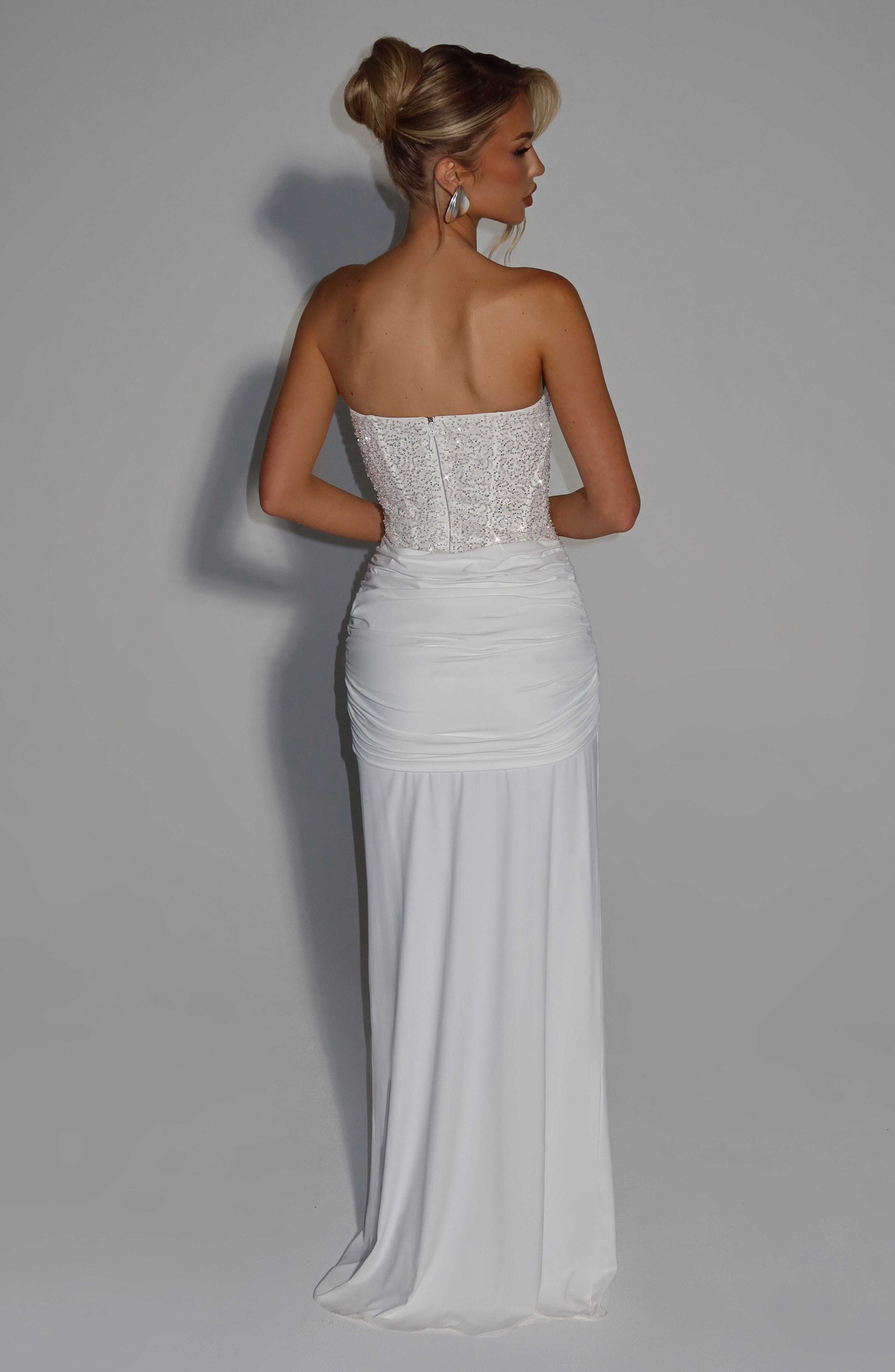 Carina Maxi Dress - Ivory - Image 6