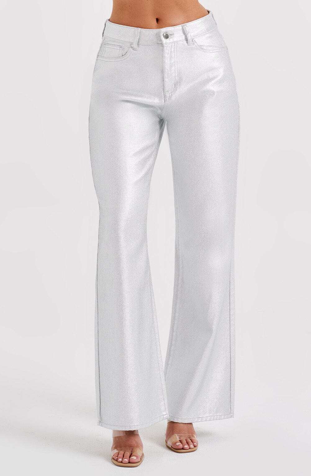 Cassidy Pant - Silver - Image 6