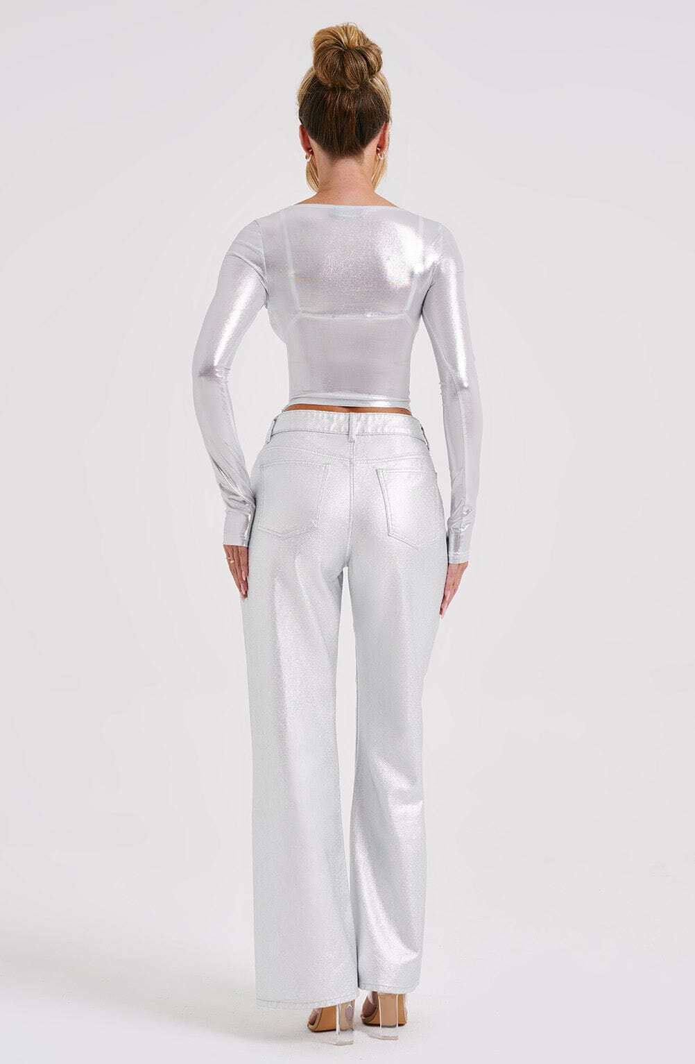 Cassidy Pant - Silver - Image 13