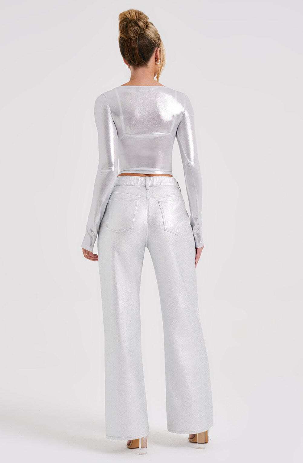 Cassidy Pant - Silver - Image 9