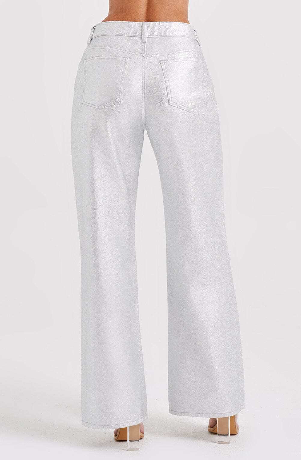 Cassidy Pant - Silver - Image 7