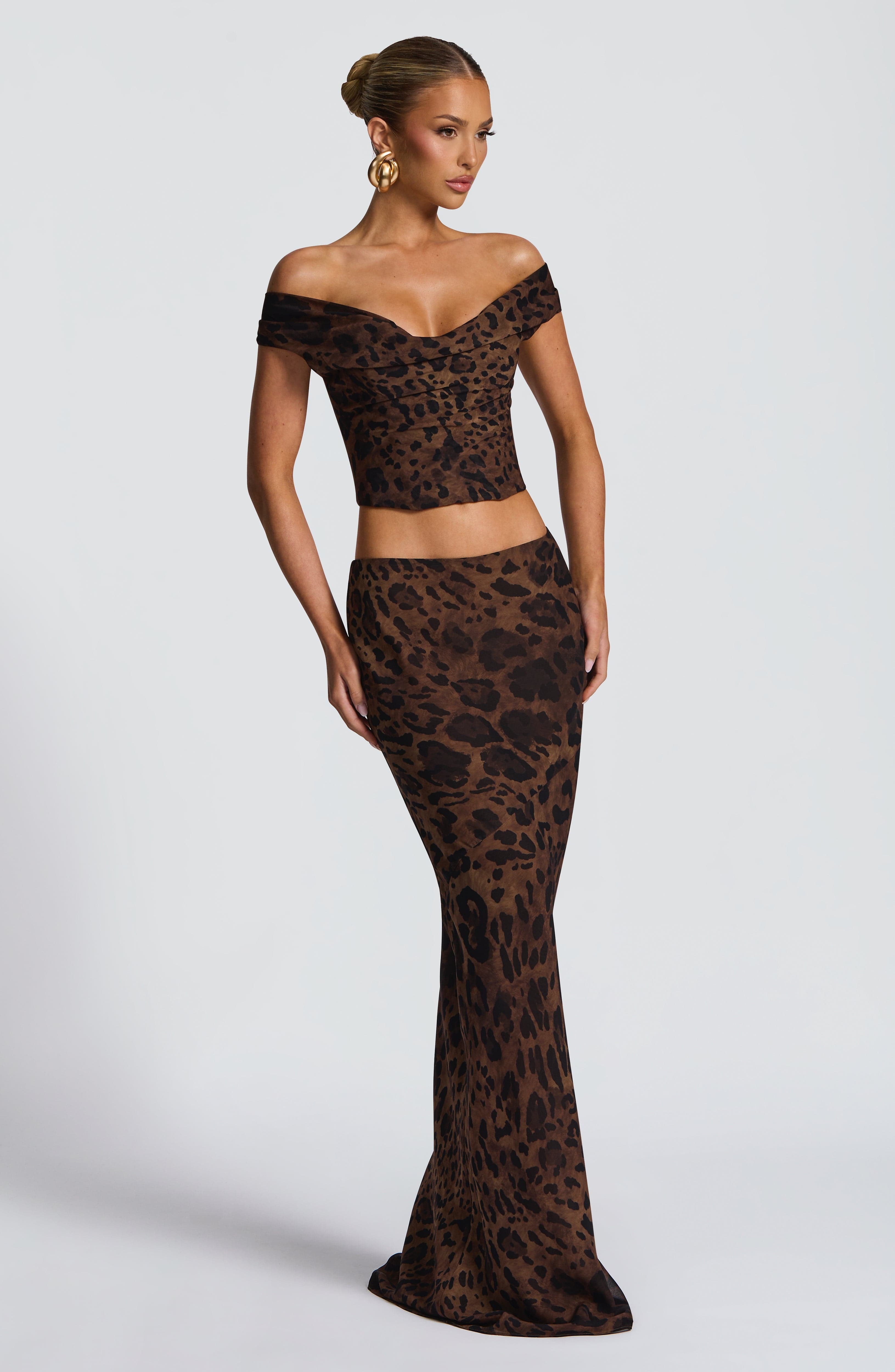 Chrysoula Maxi Skirt - Leopard Print - Image 4