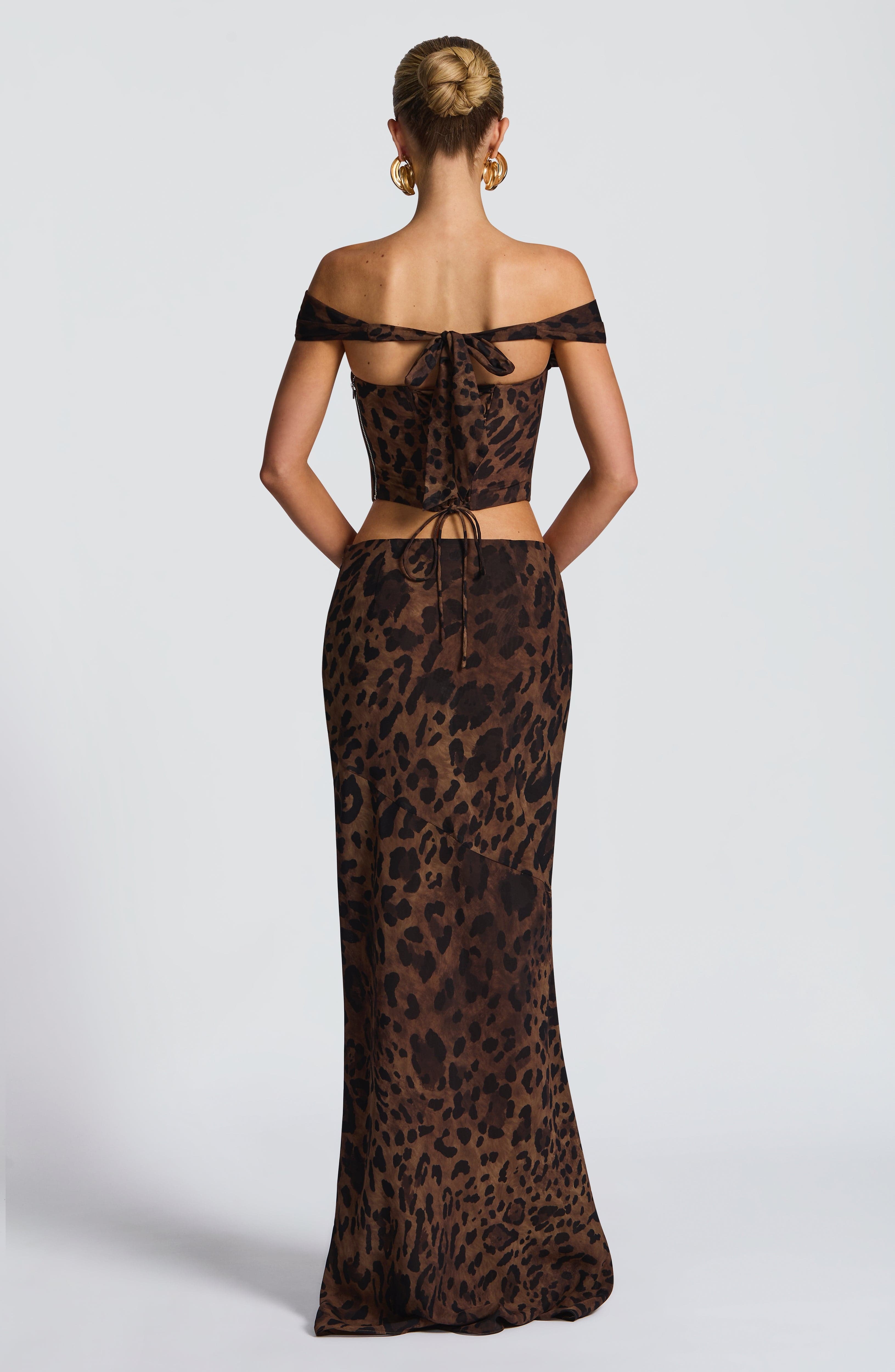 Chrysoula Maxi Skirt - Leopard Print - Image 3