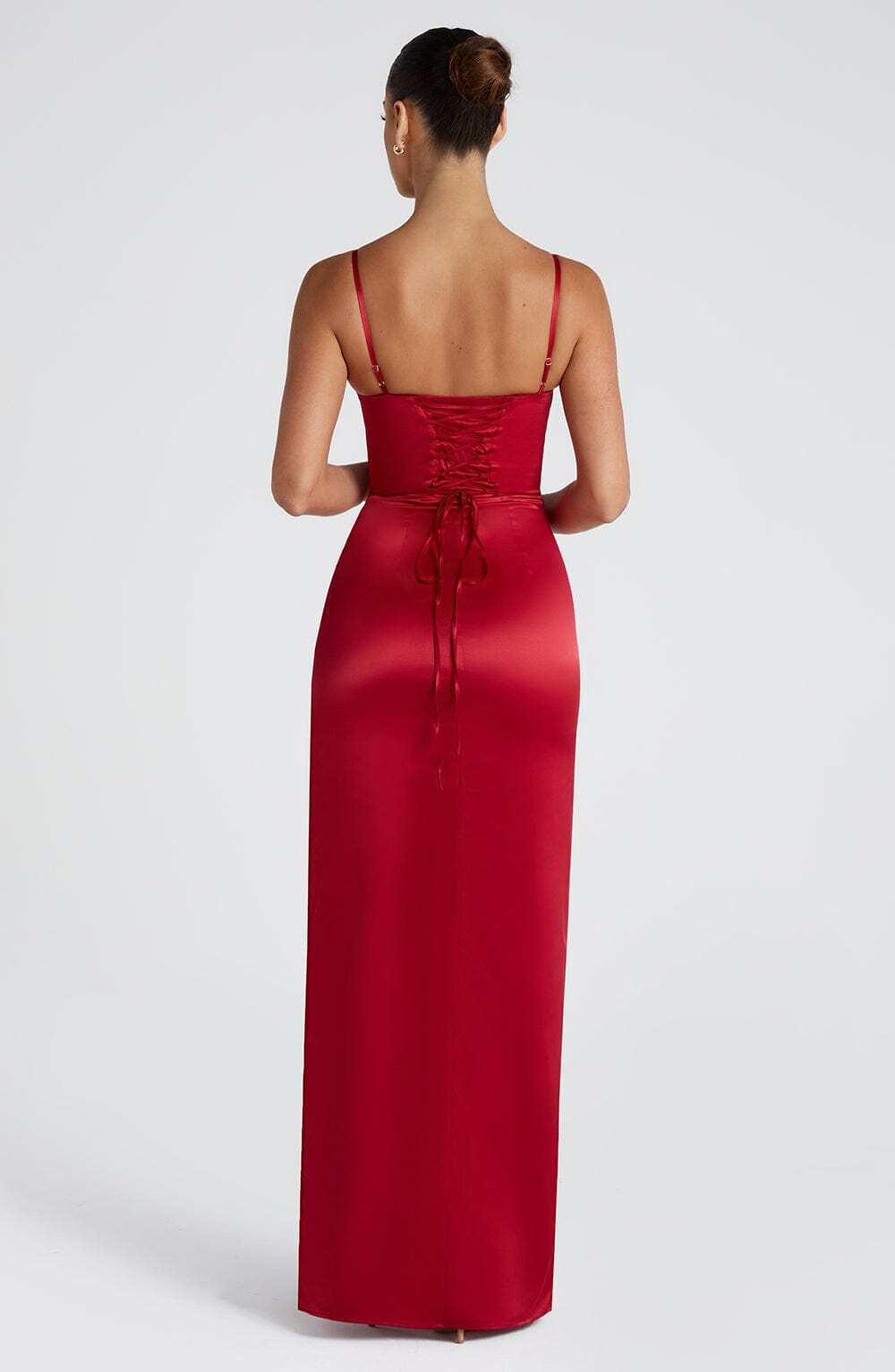Clementine Maxi Dress - Red - Image 3