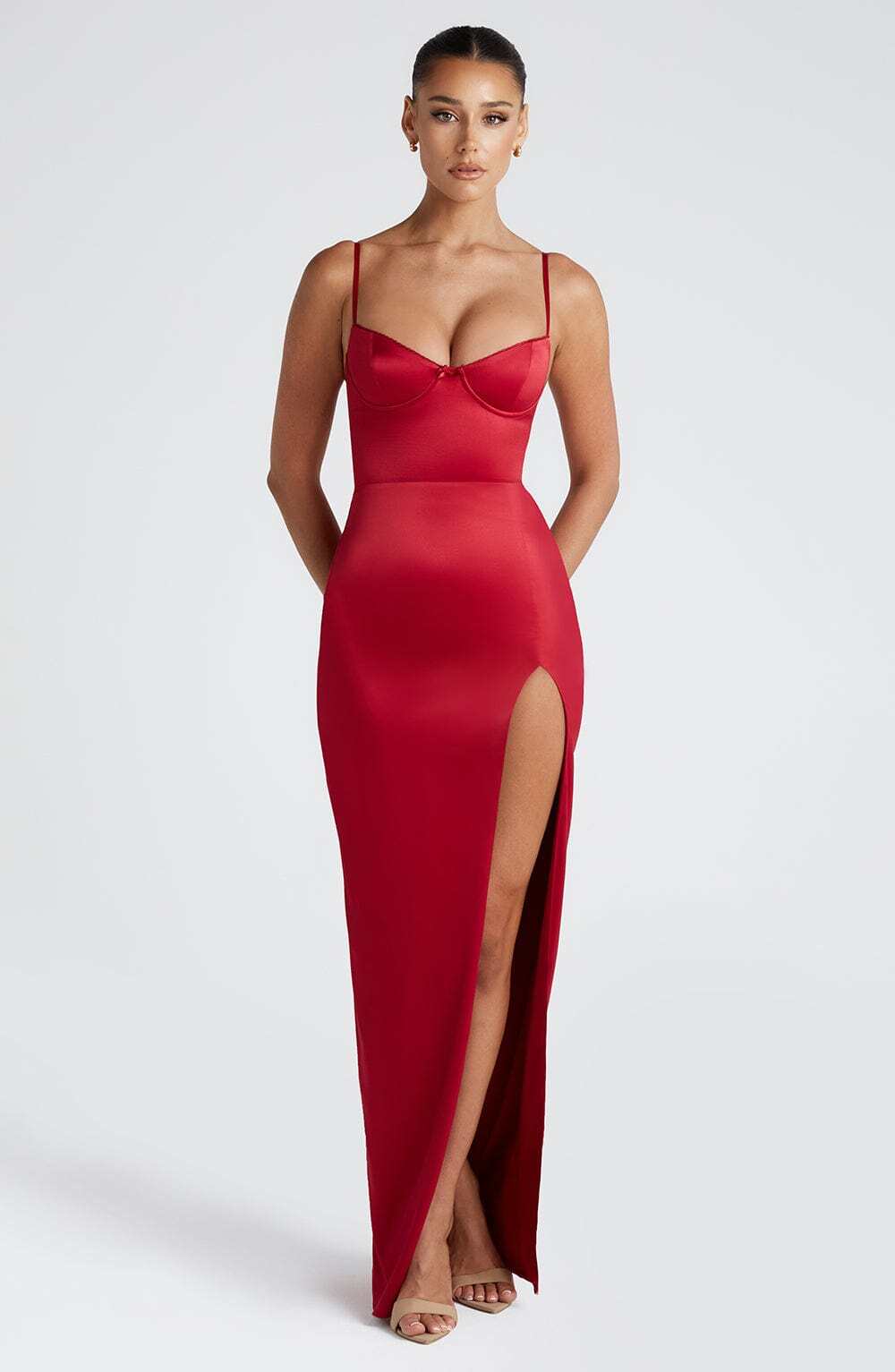Clementine Maxi Dress - Red - Image 6