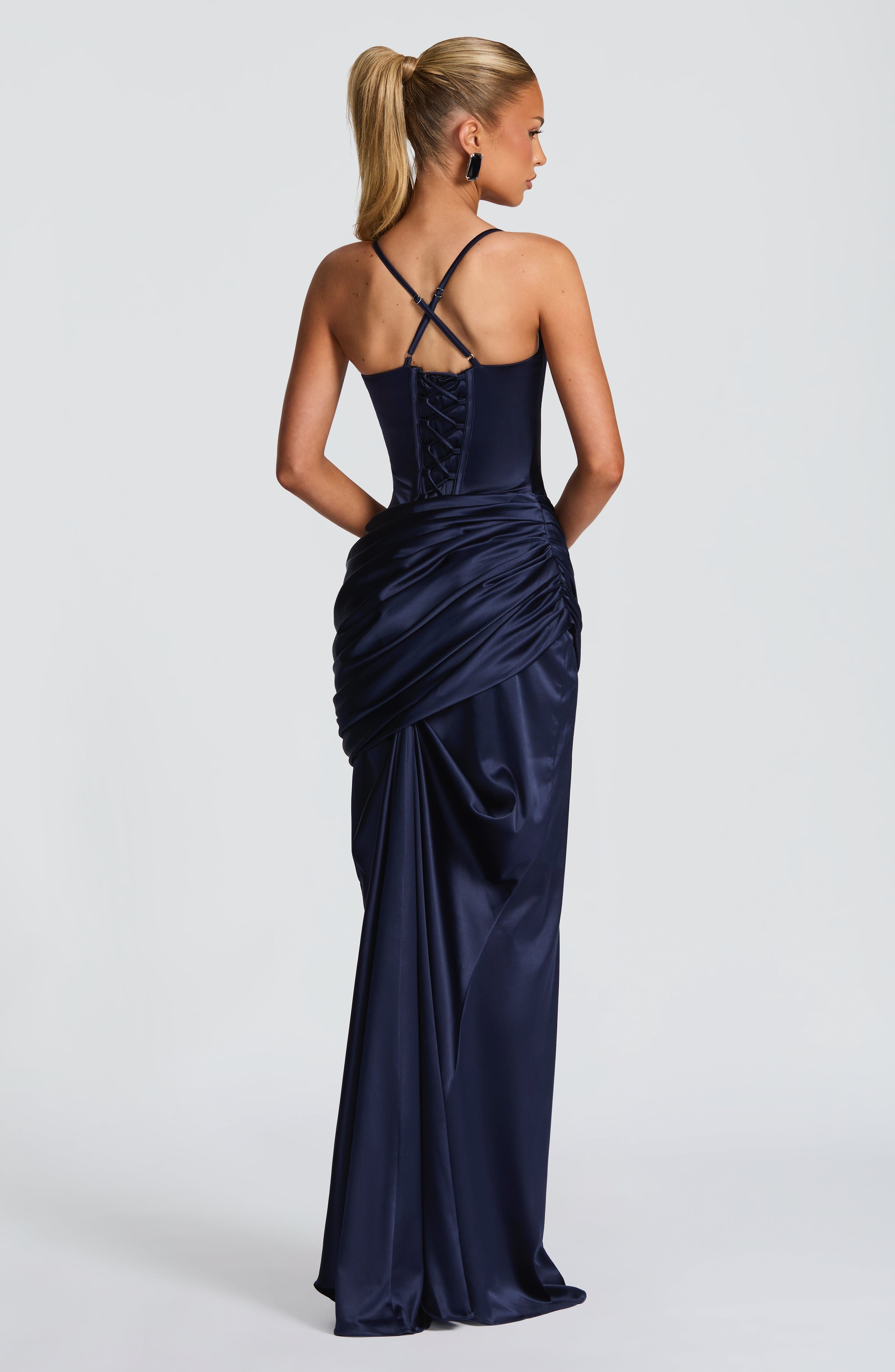 Connie Gown - Navy - Image 7