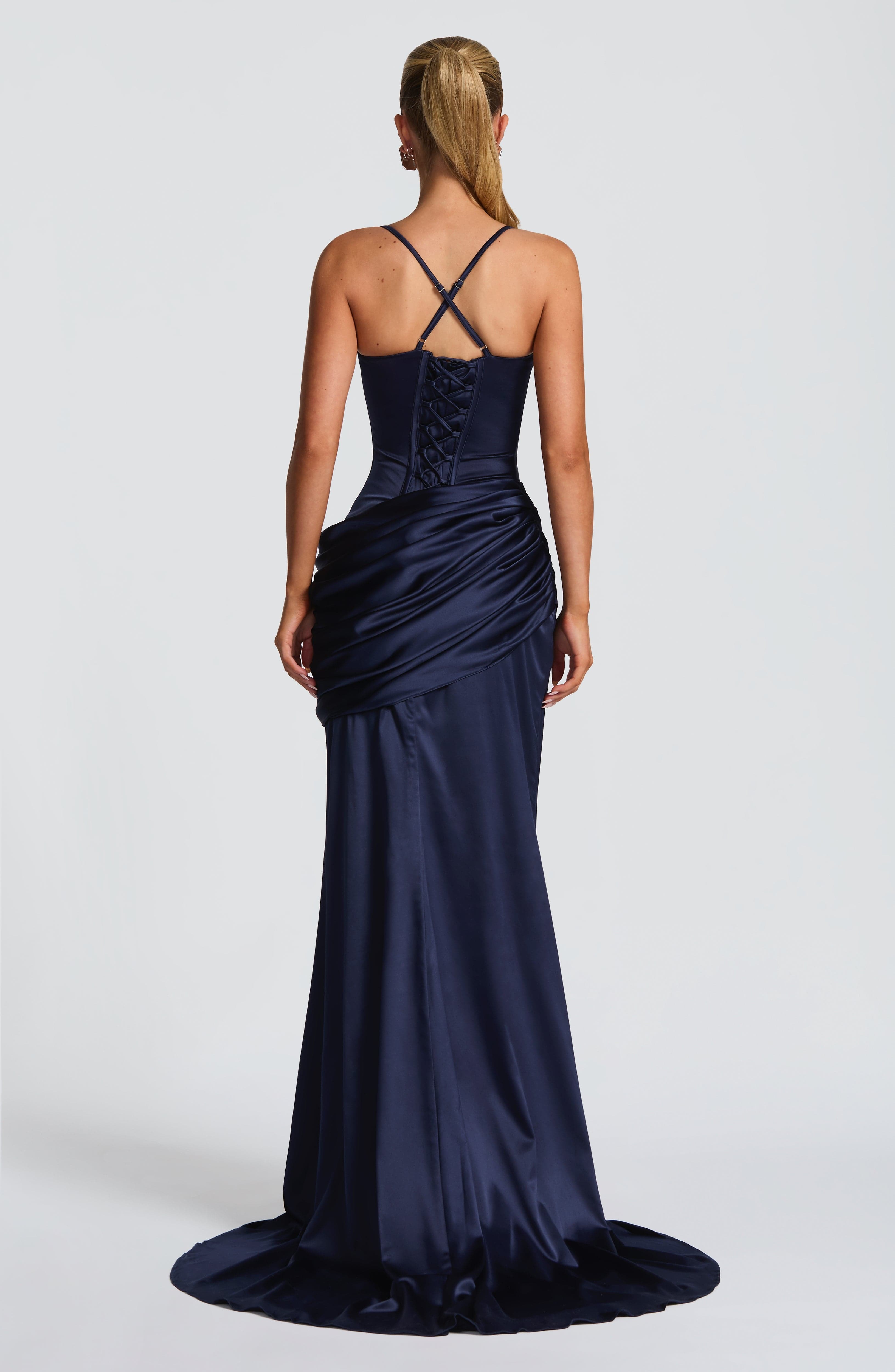 Connie Gown - Navy - Image 6