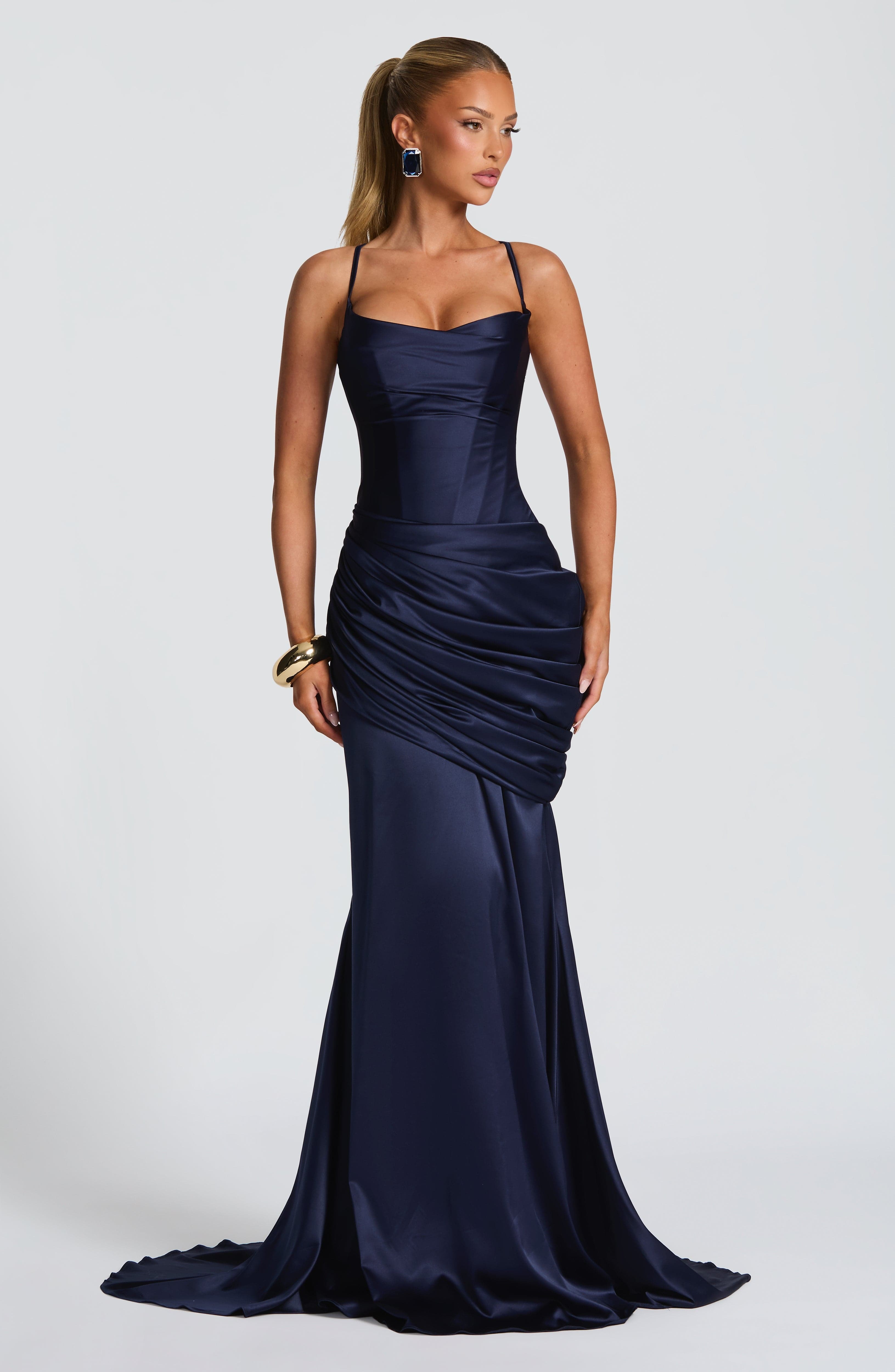 Connie Gown - Navy - Image 9