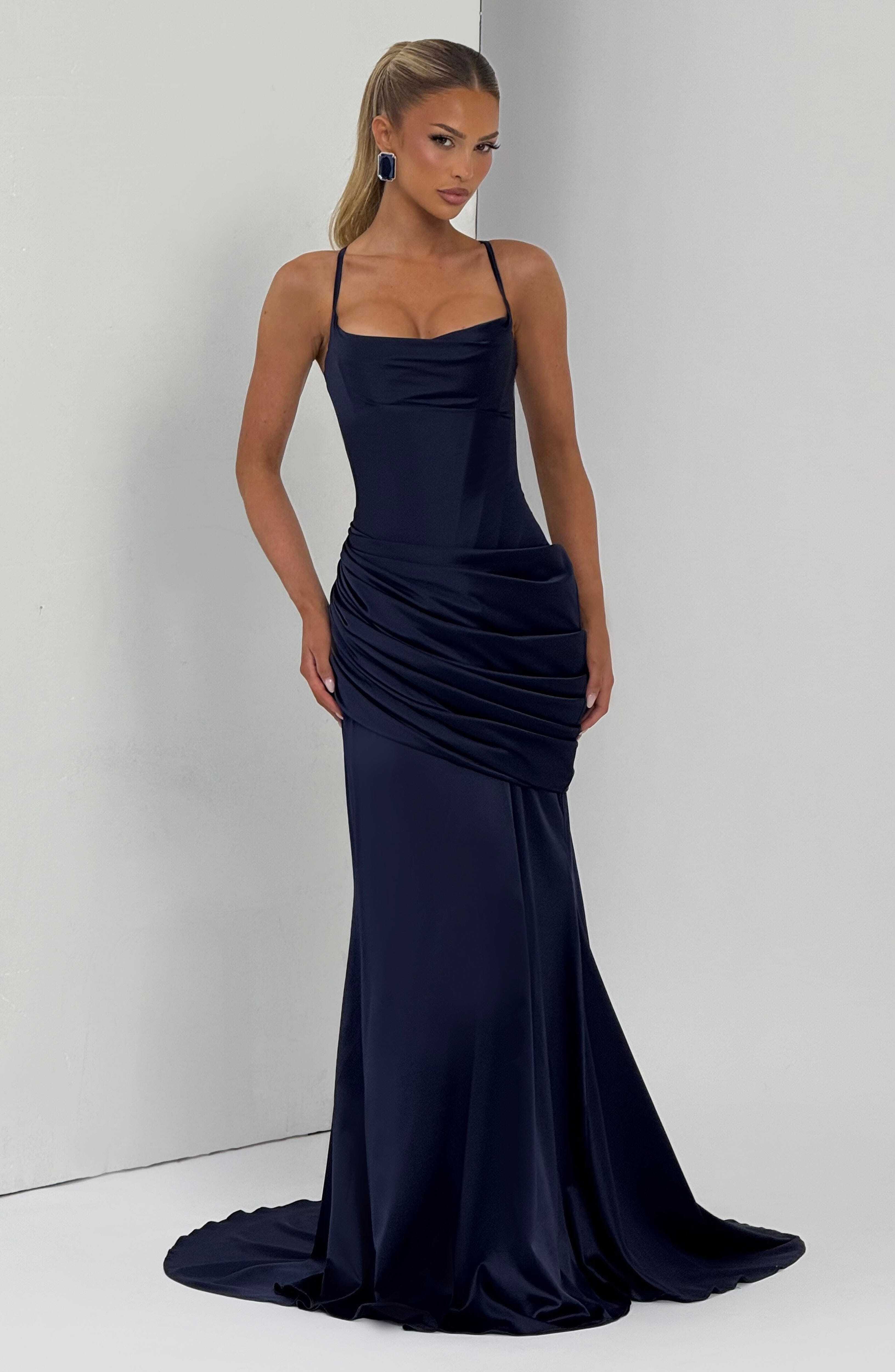 Connie Gown - Navy - Image 11
