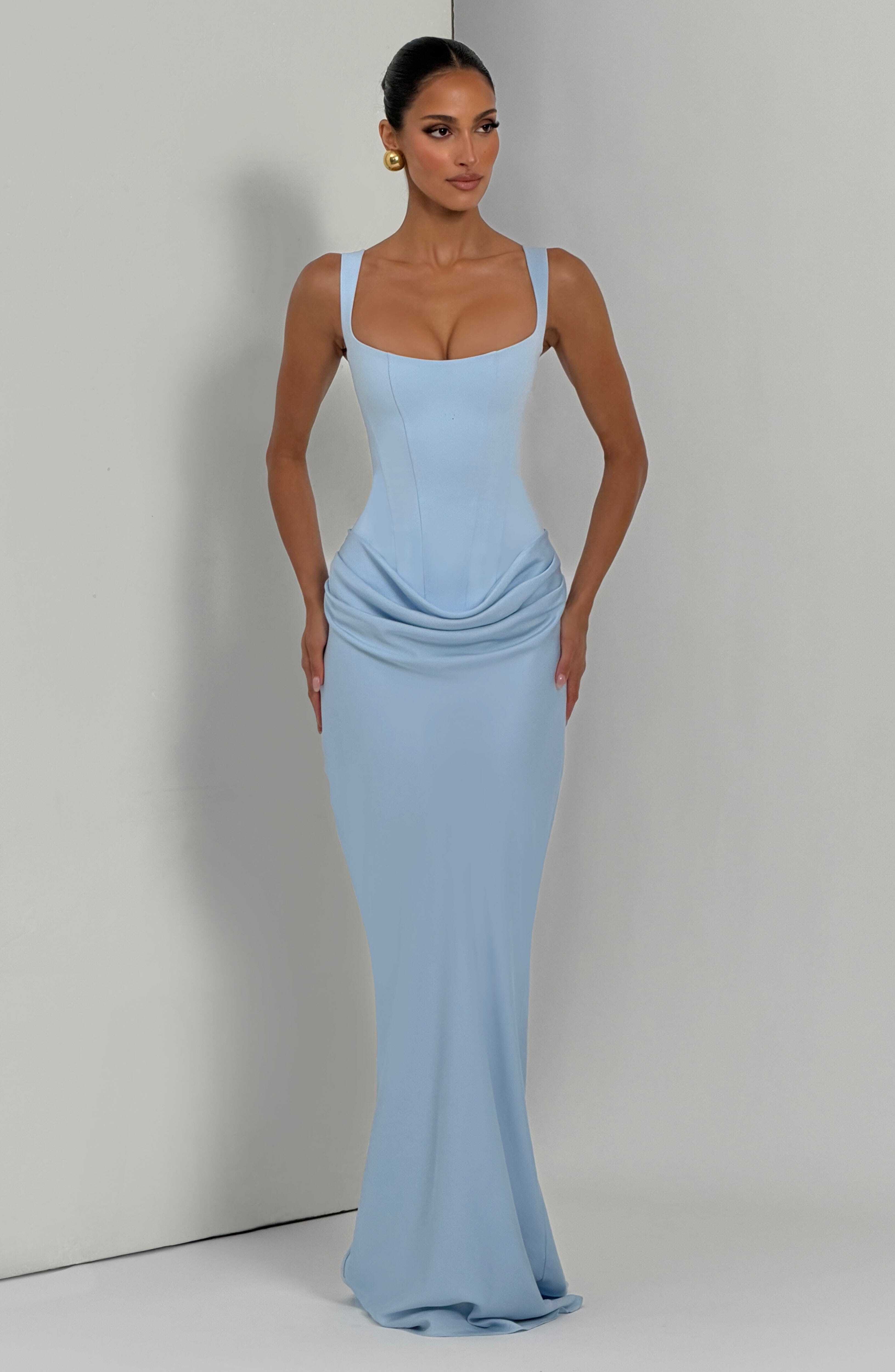 Cornelia Maxi Dress - Baby Blue - Image 7