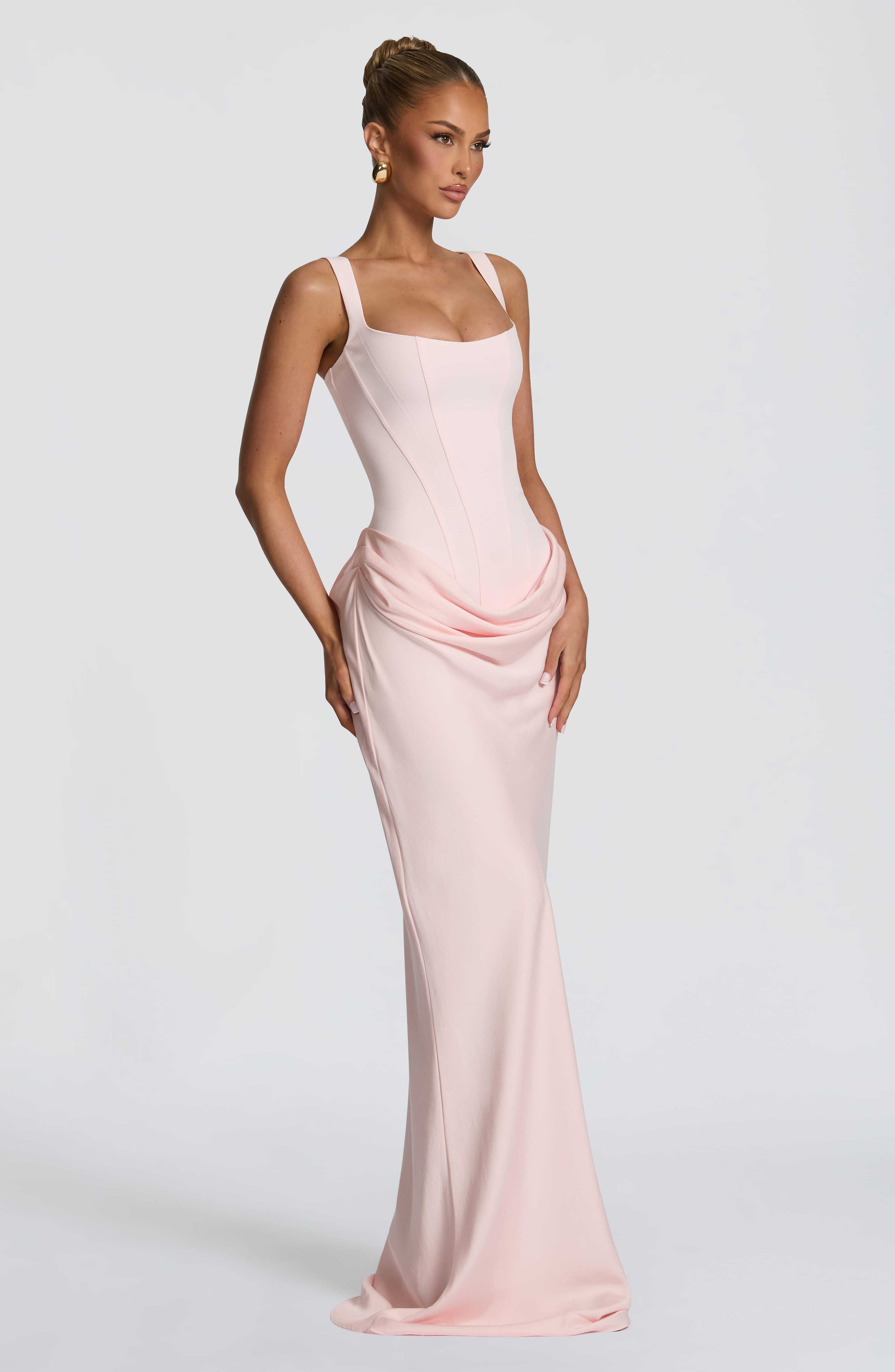 Cornelia Maxi Dress - Blush - Image 3
