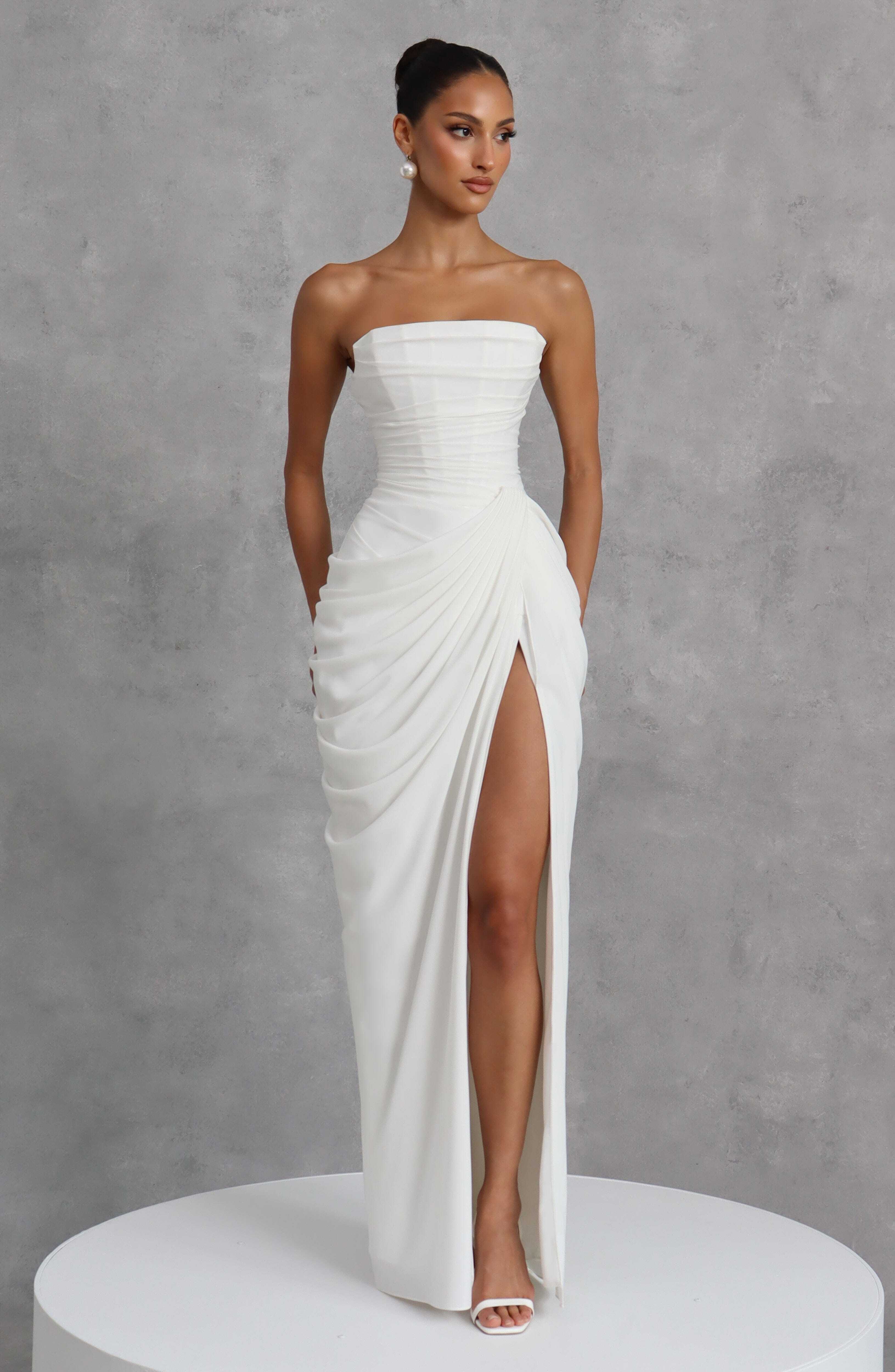 Cyra Maxi Dress - Ivory - Image 7