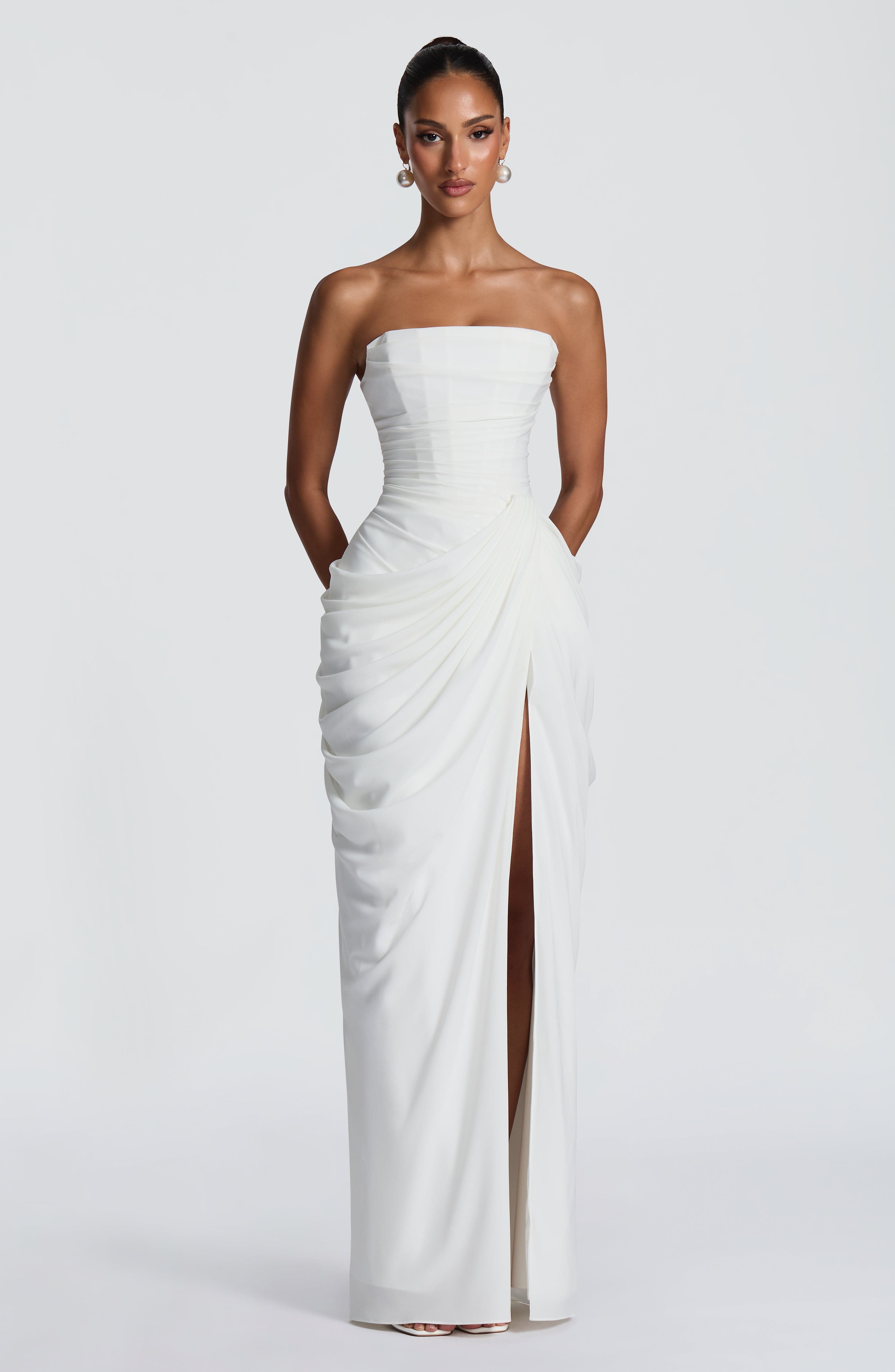 Cyra Maxi Dress - Ivory - Image 6