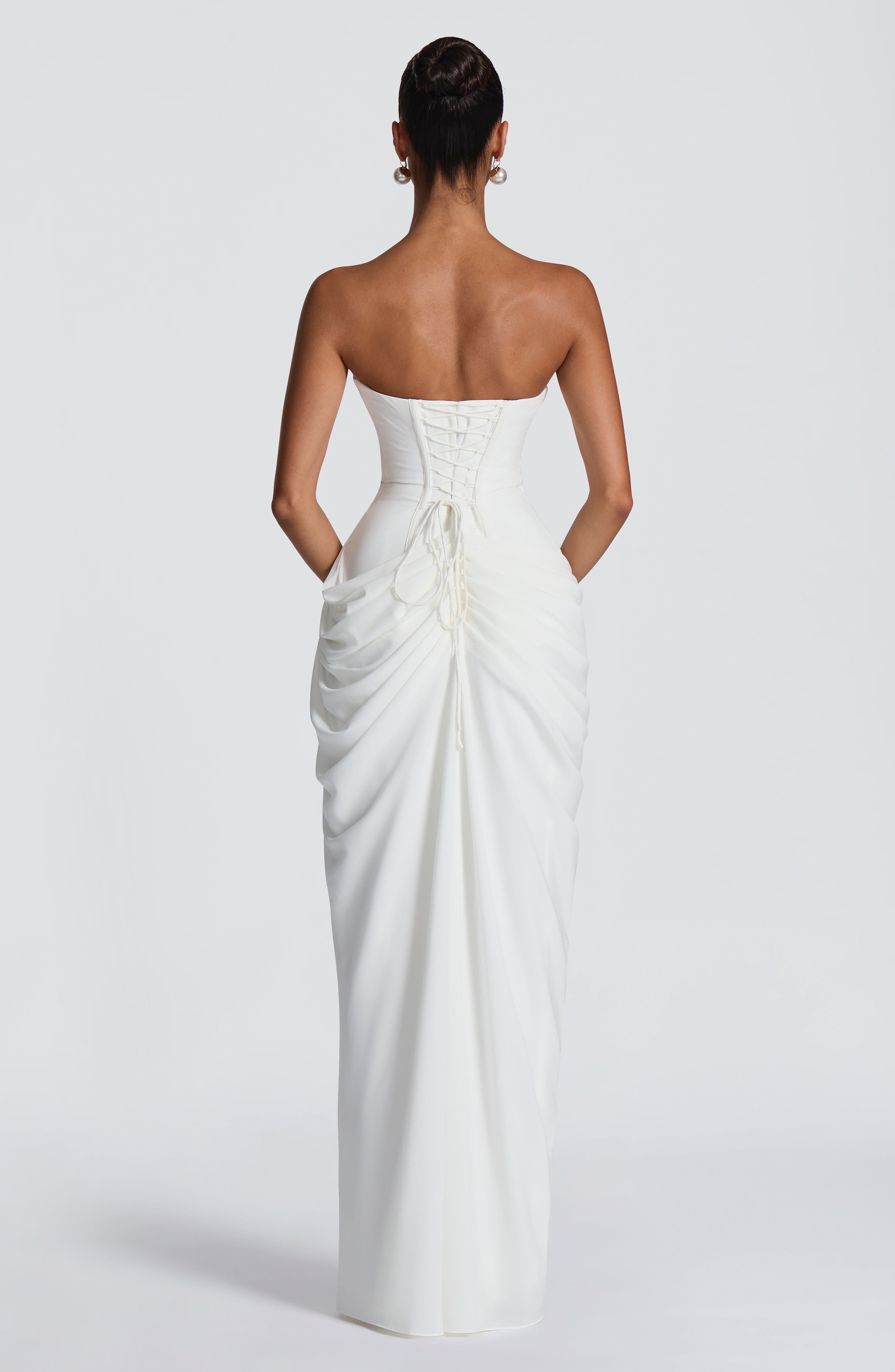 Cyra Maxi Dress - Ivory - Image 2
