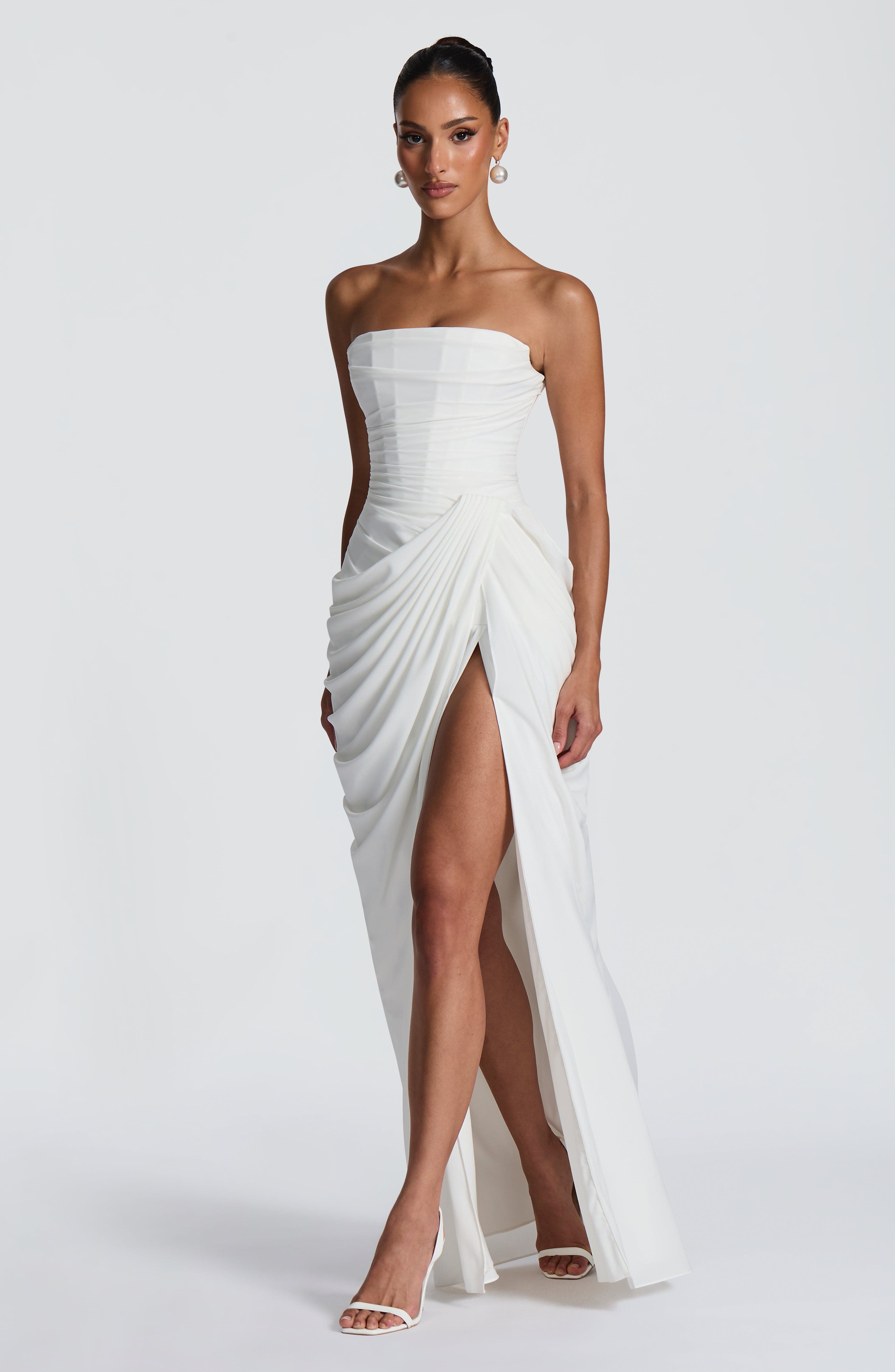 Cyra Maxi Dress - Ivory - Image 3
