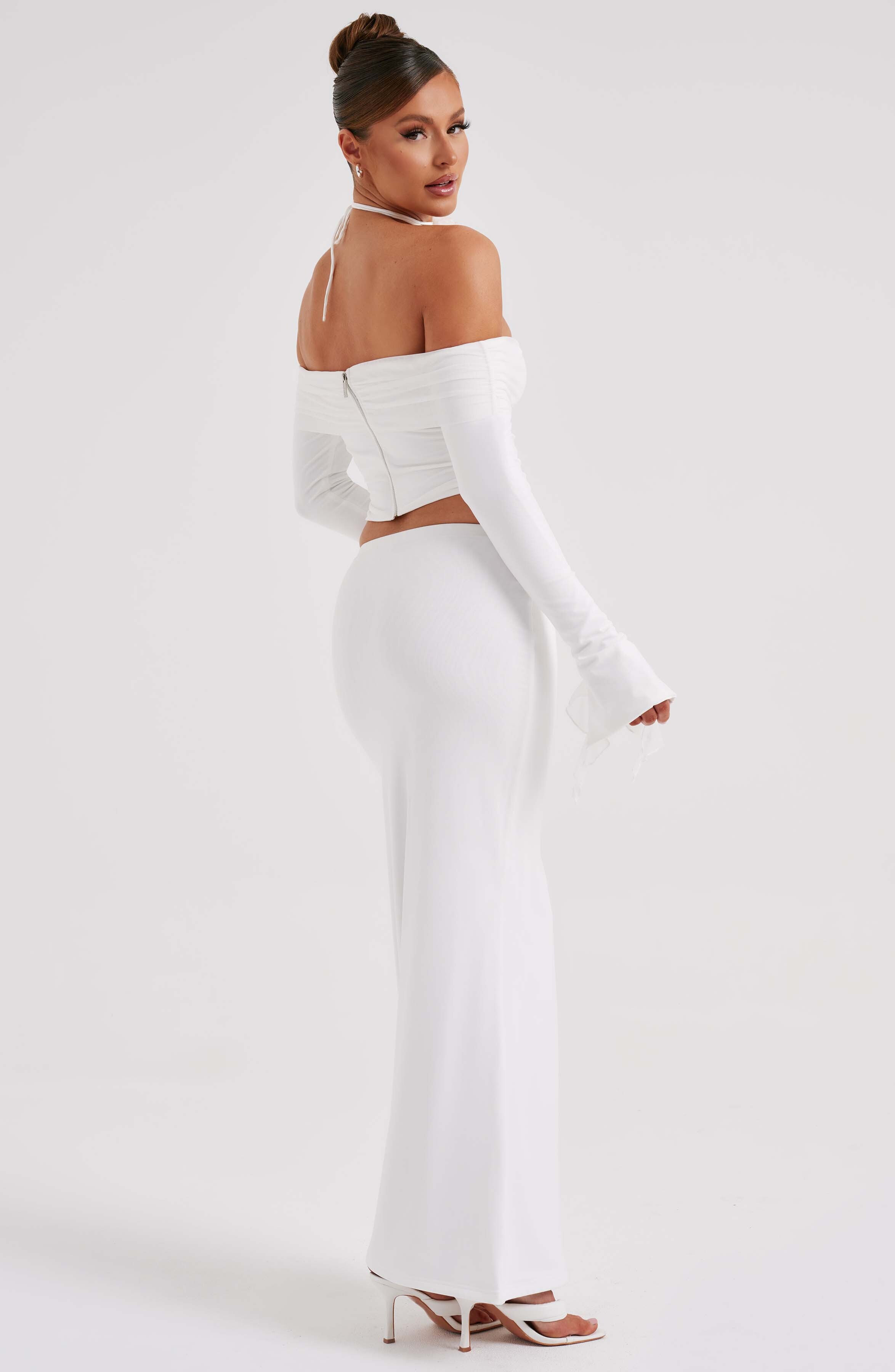 Deema Maxi Skirt - Ivory - Image 8