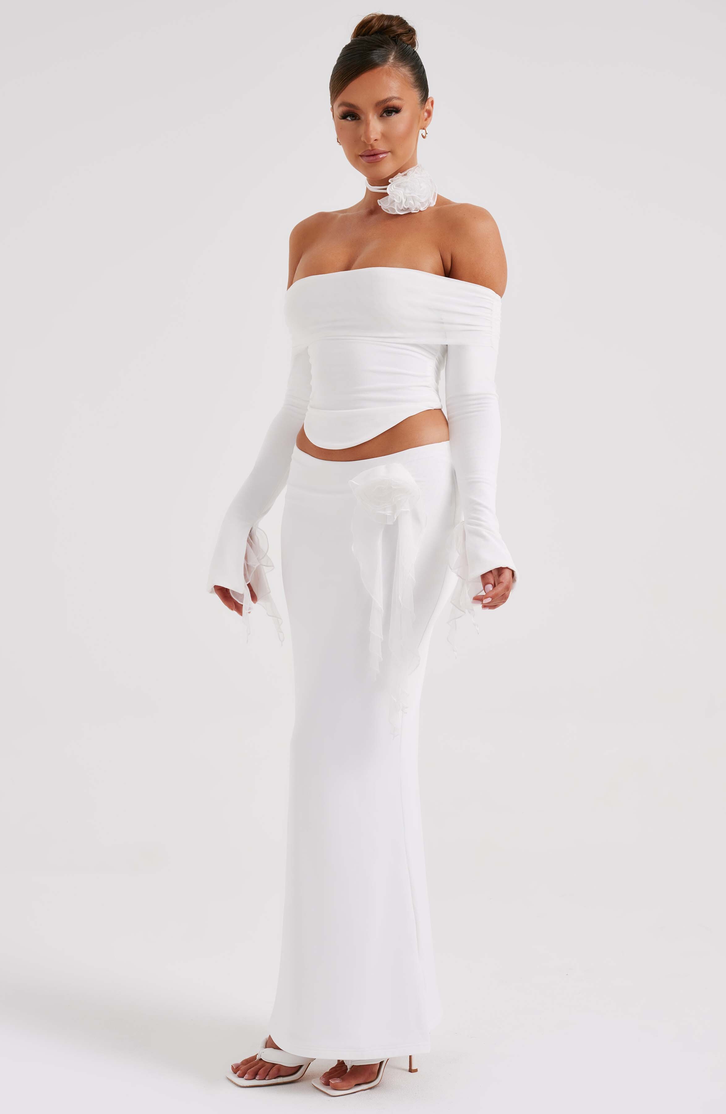 Deema Maxi Skirt - Ivory - Image 12