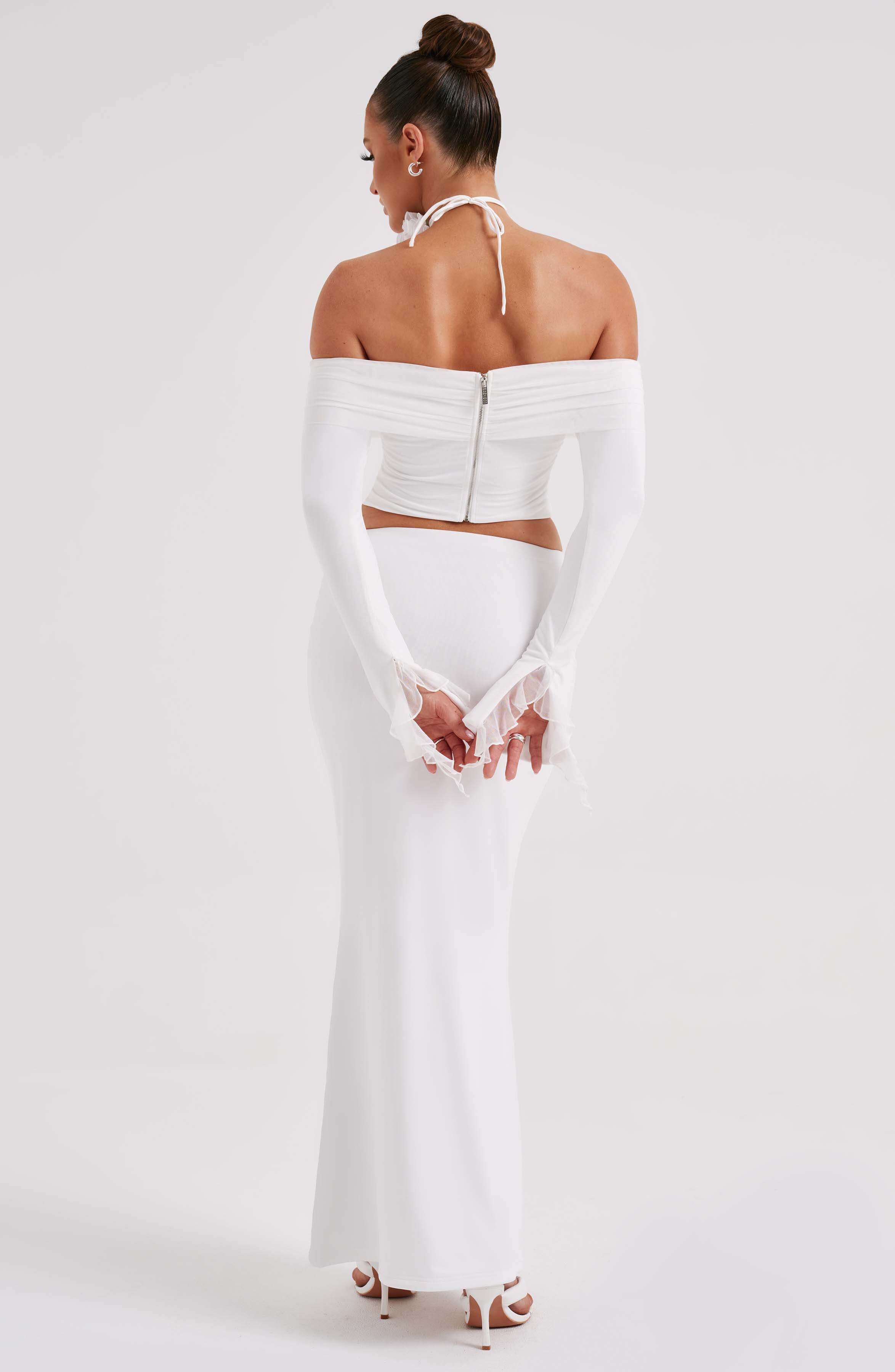 Deema Maxi Skirt - Ivory - Image 2