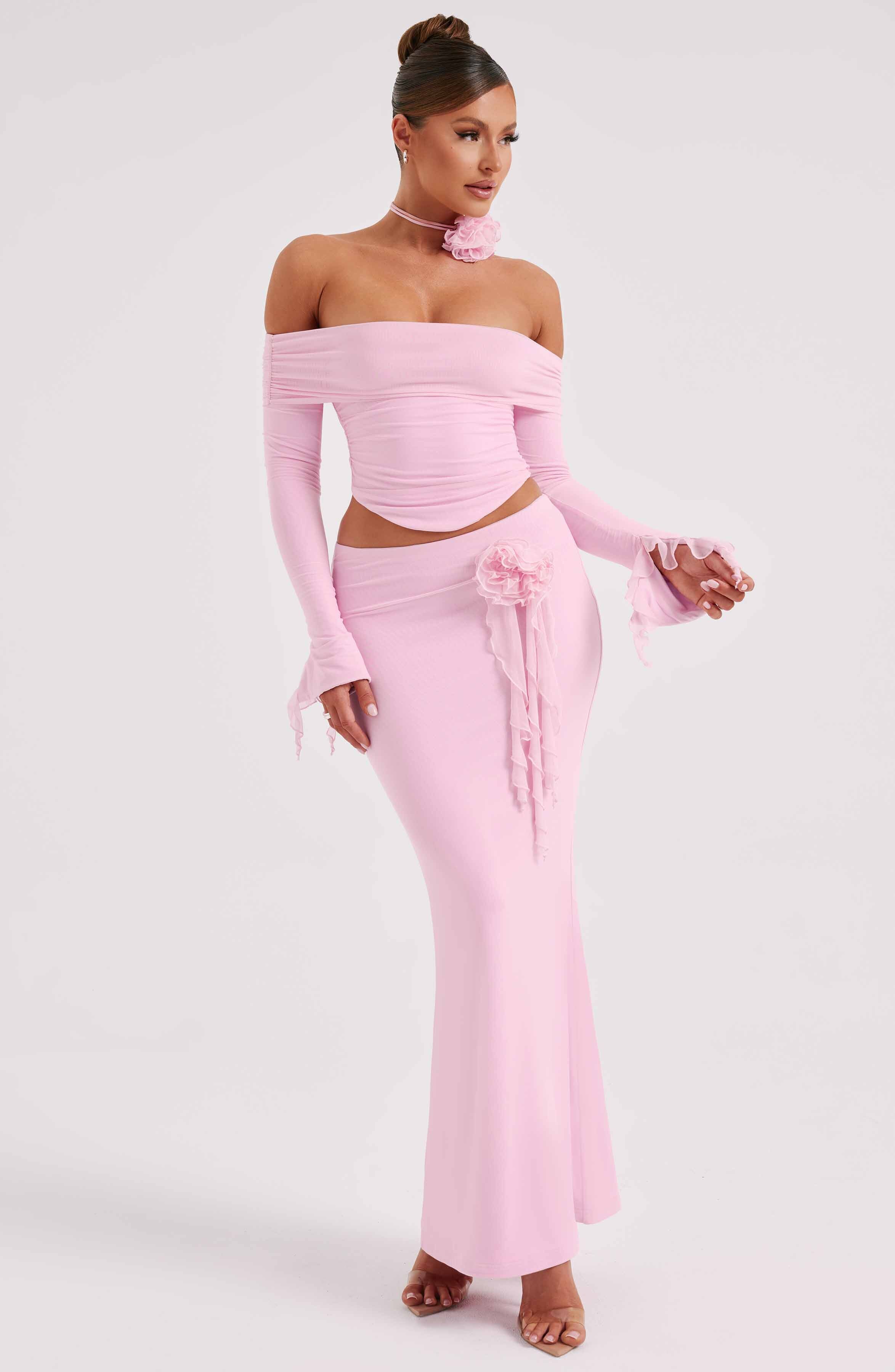 Deema Maxi Skirt - Pink - Image 13