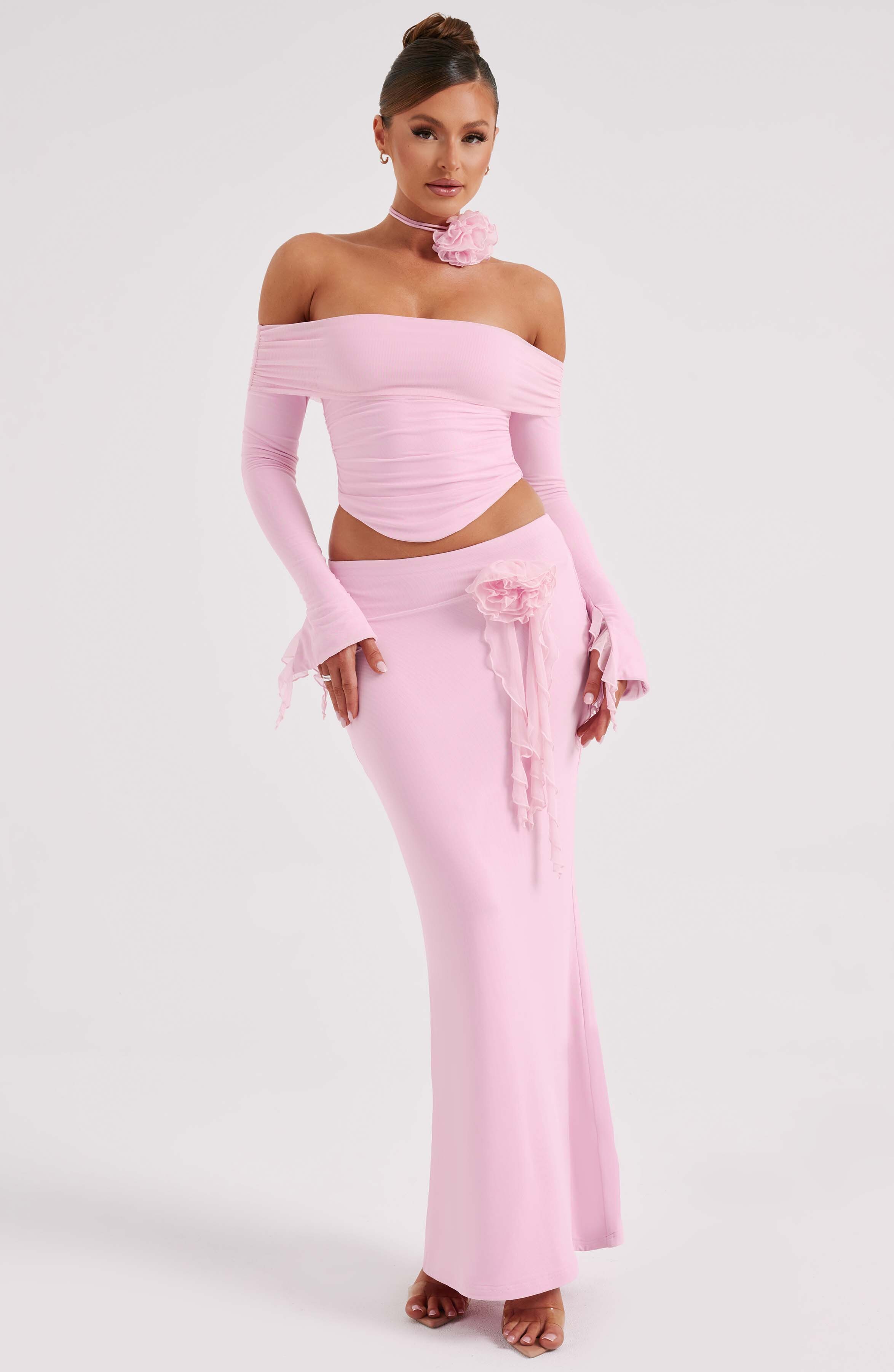 Deema Maxi Skirt - Pink - Image 15