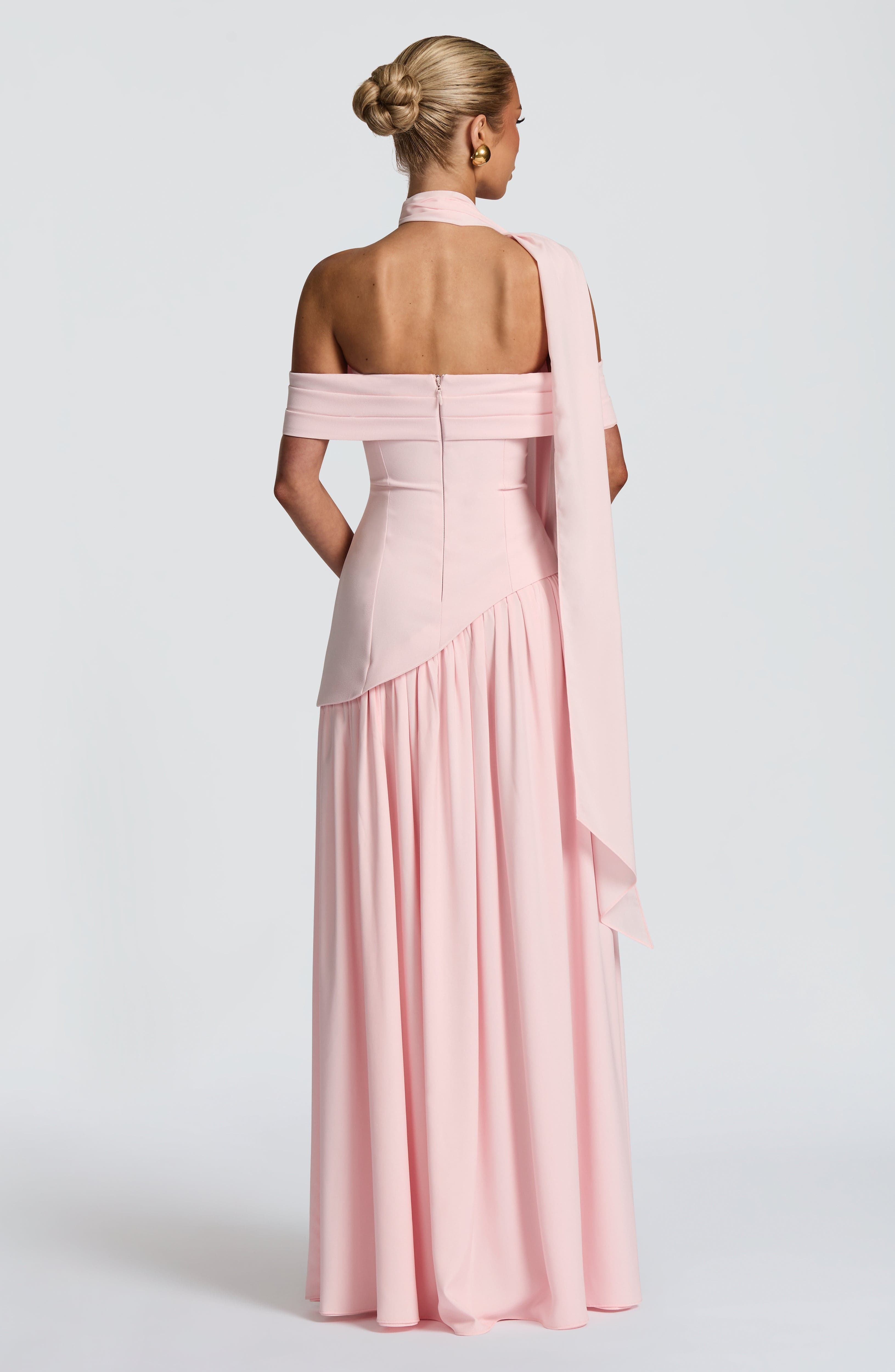 Delilah Maxi Dress - Blush - Image 3