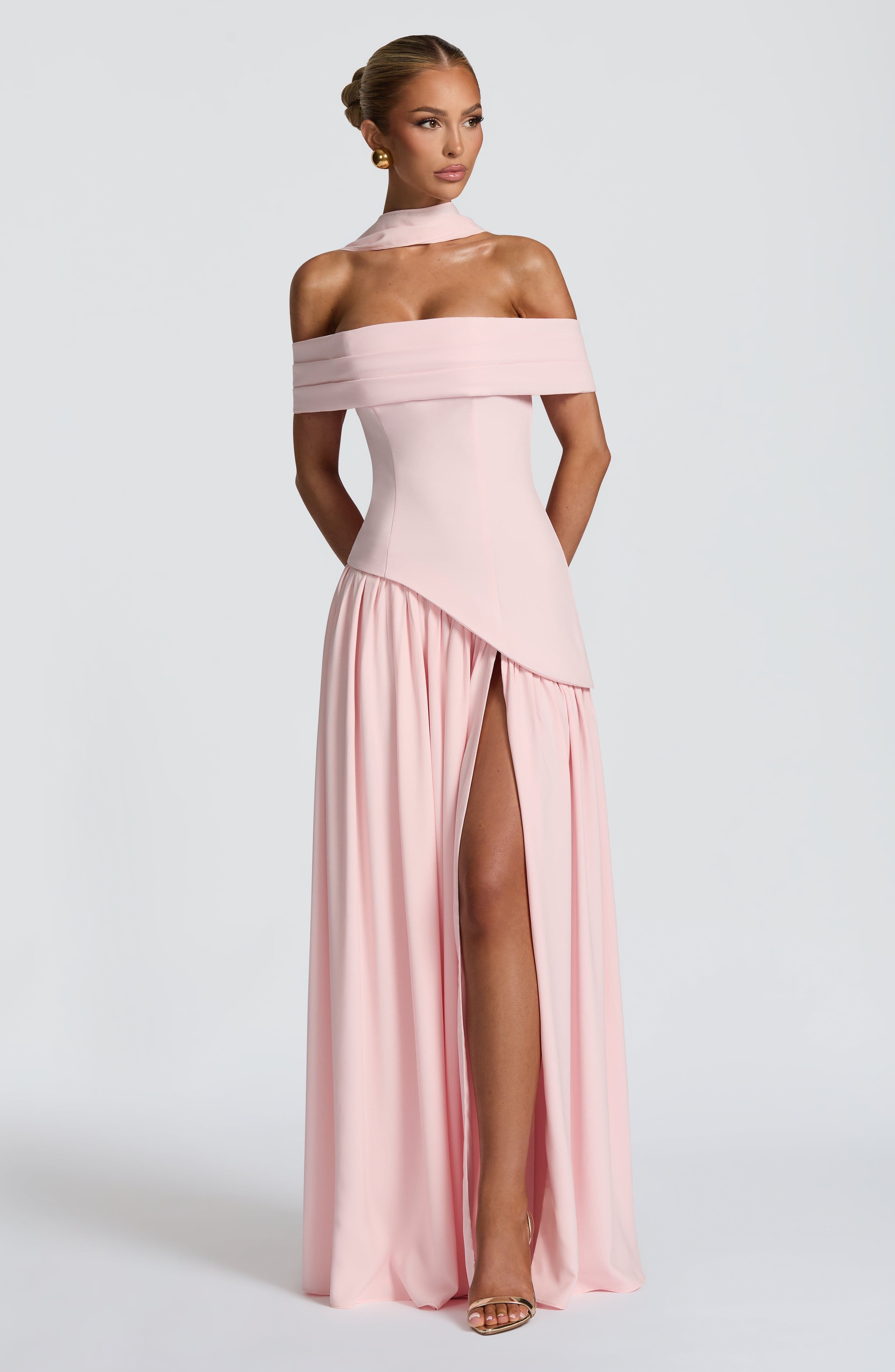 Delilah Maxi Dress - Blush - Image 8