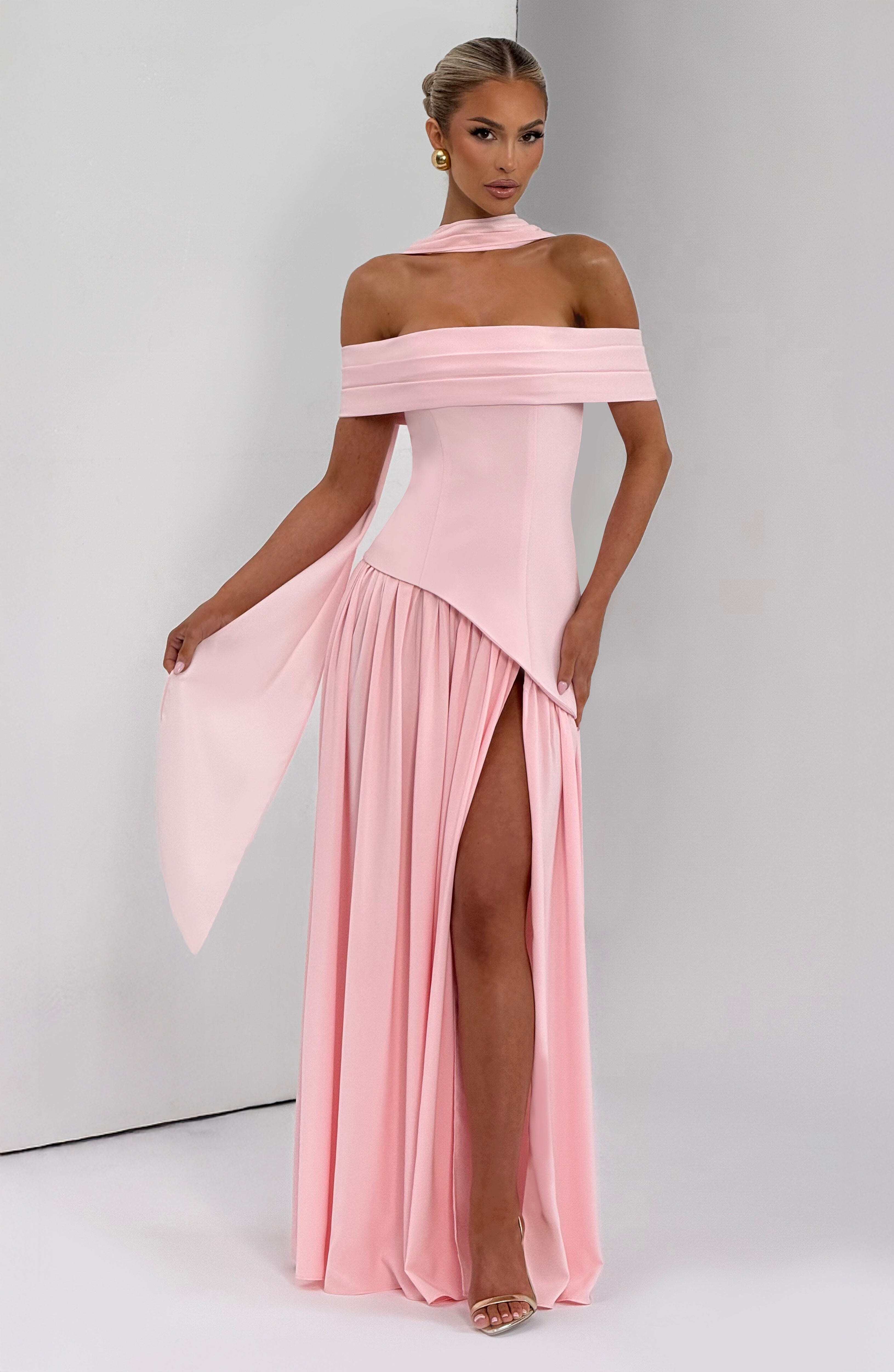 Delilah Maxi Dress - Blush - Image 6