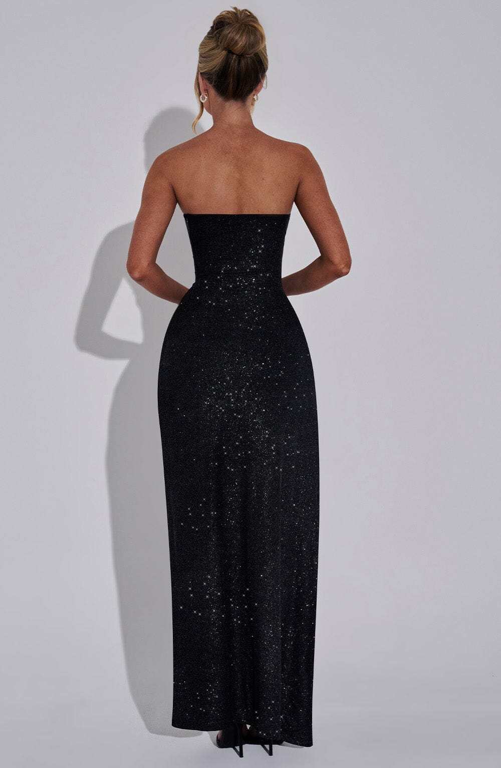 Dhalia Maxi Dress - Black Sparkle - Image 4
