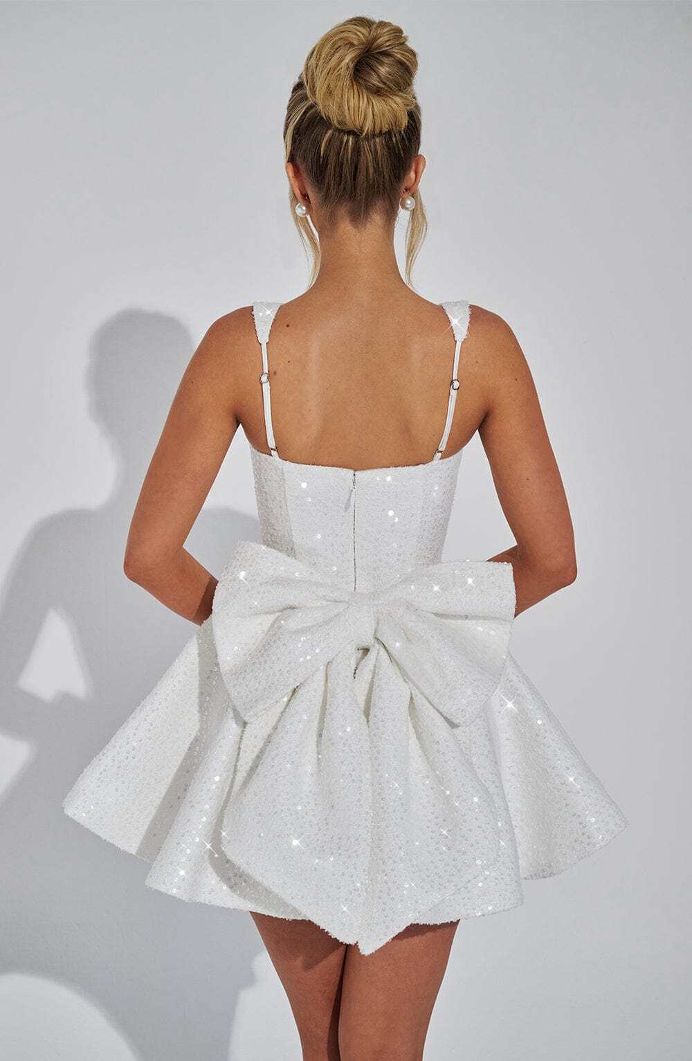 Dorothy Mini Dress - Ivory - Image 2