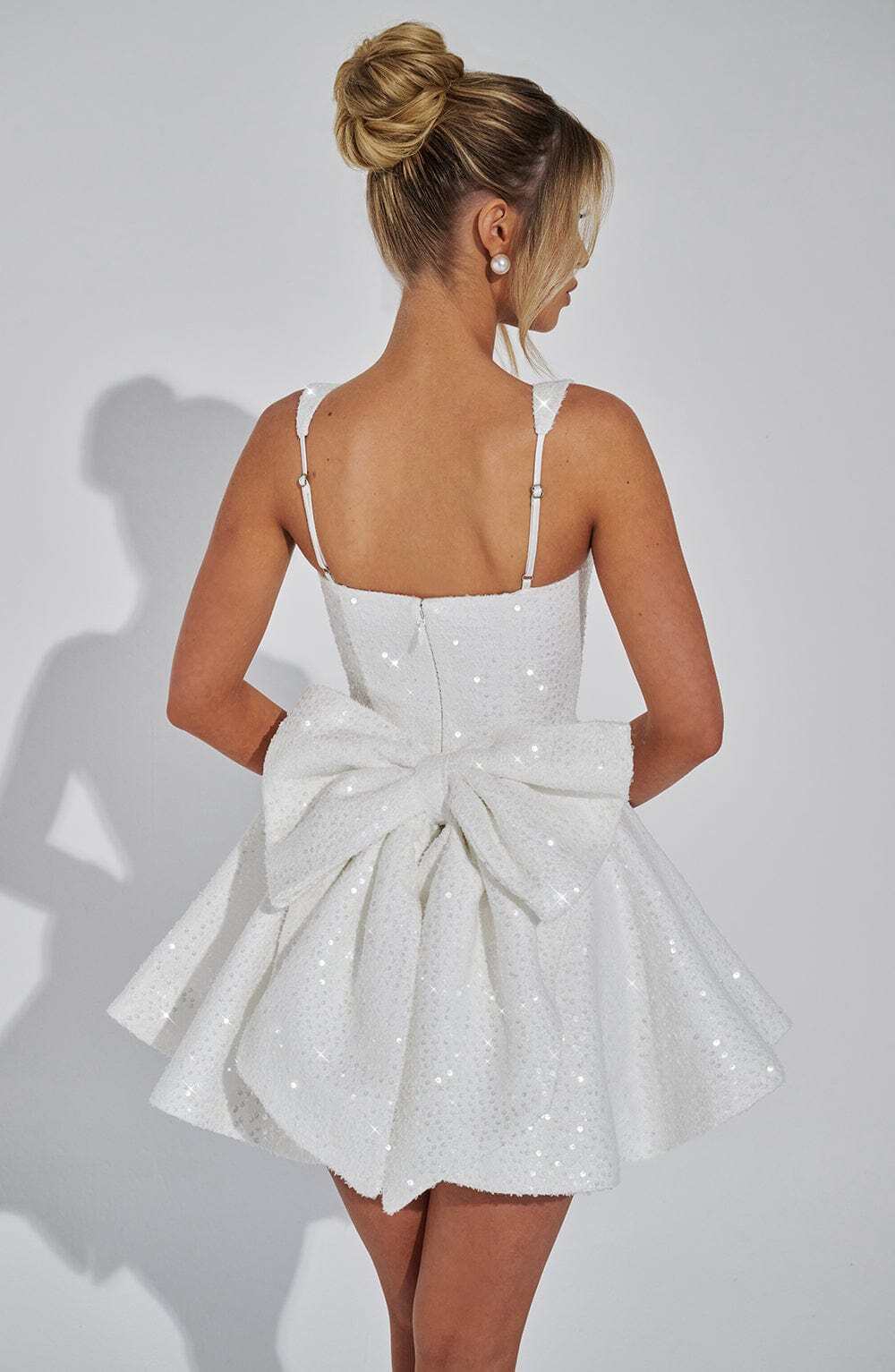 Dorothy Mini Dress - Ivory - Image 5