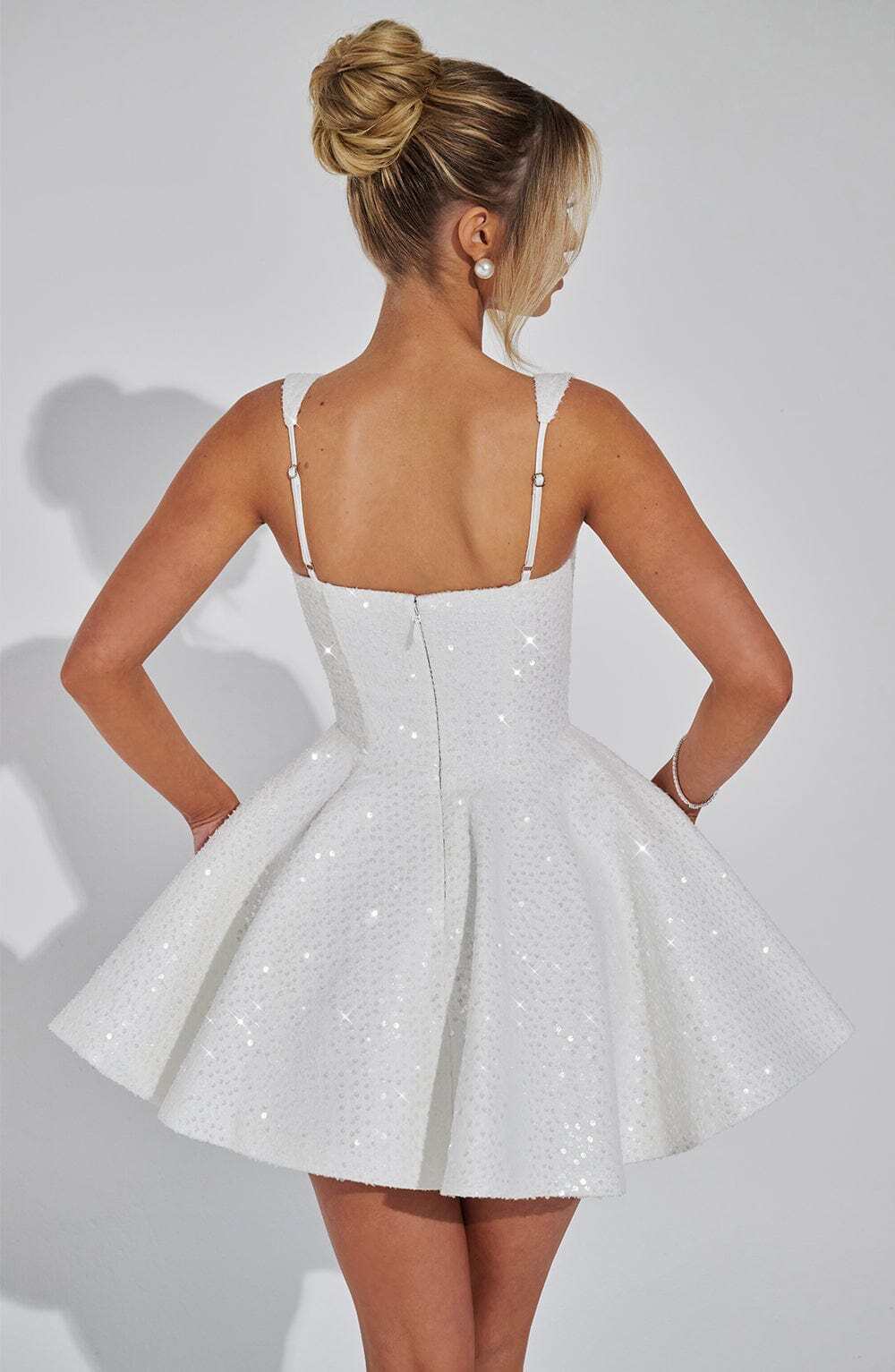 Dorothy Mini Dress - Ivory - Image 7