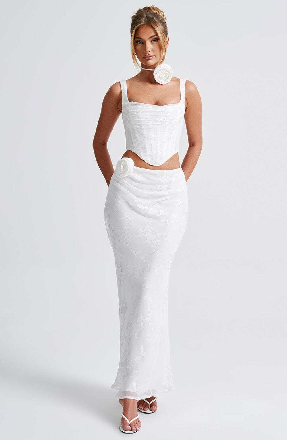 Elizabeth Maxi Skirt - Ivory - Image 7