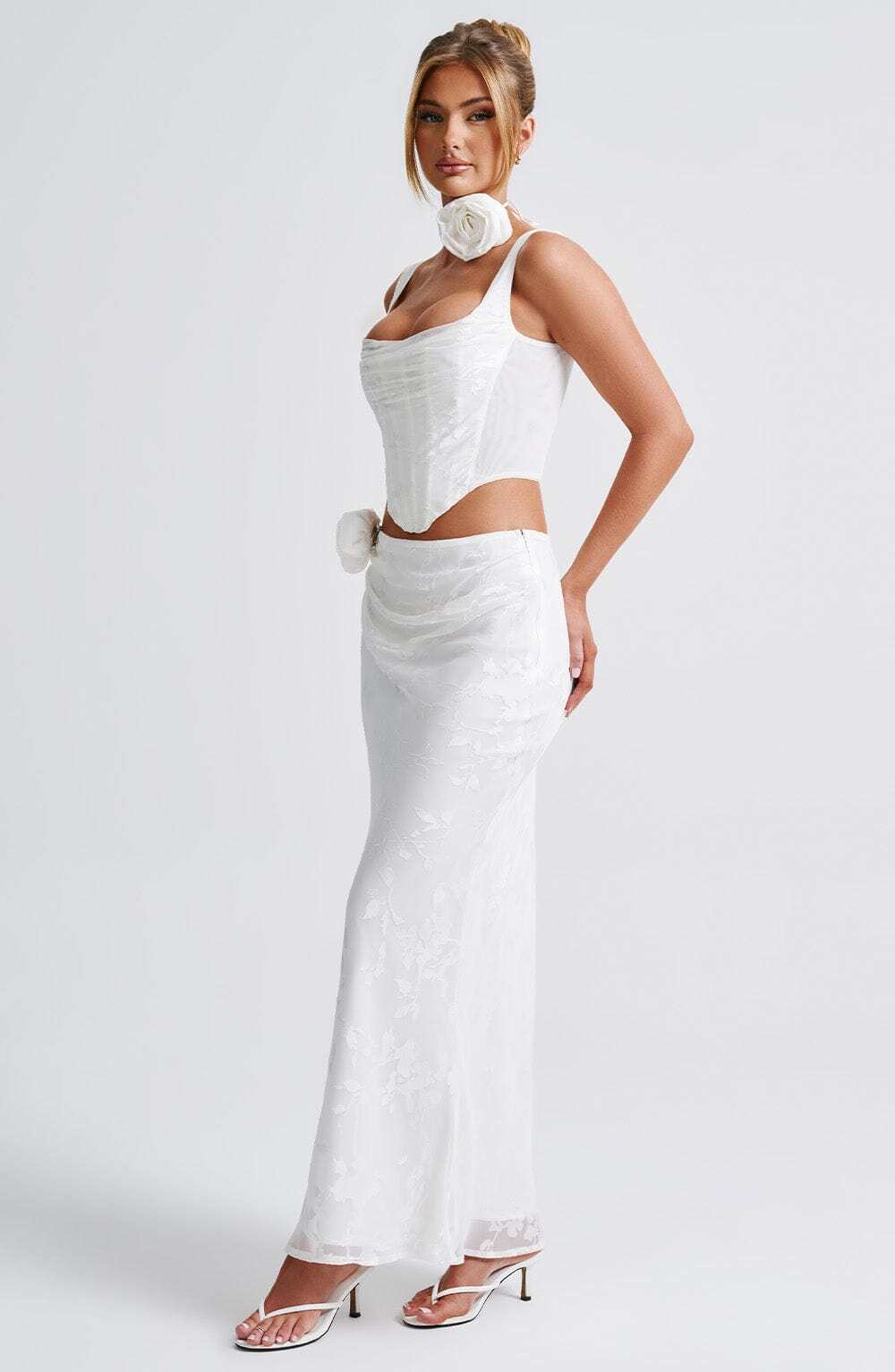 Elizabeth Maxi Skirt - Ivory - Image 5