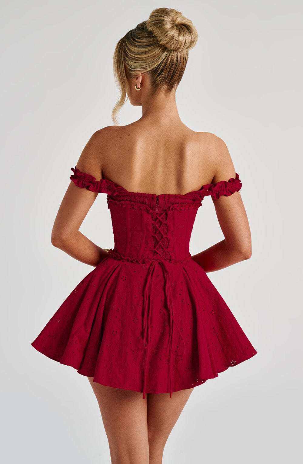 Elva Playsuit - Red - Image 3