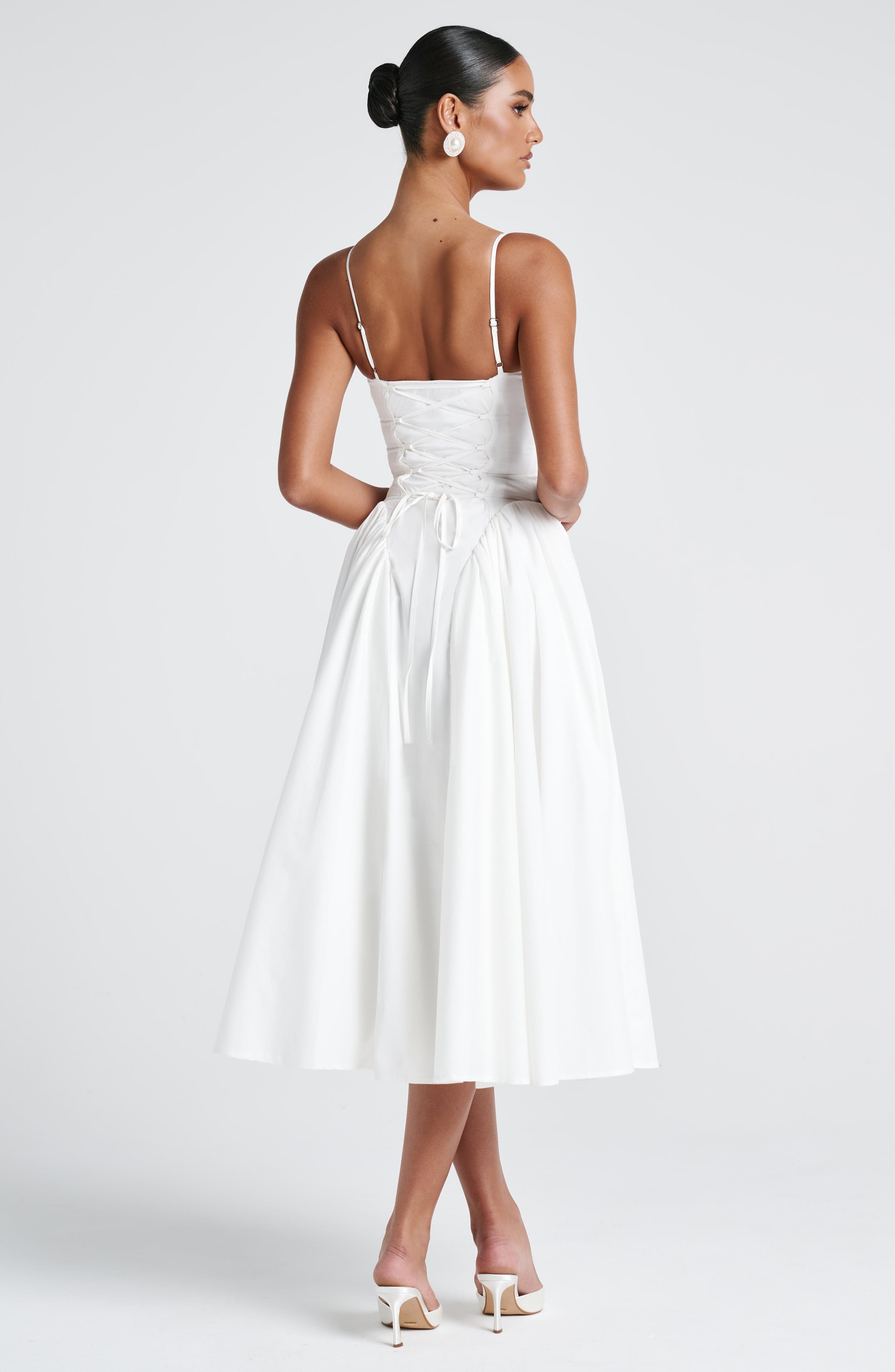 Emerson Midi Dress - Ivory - Image 8