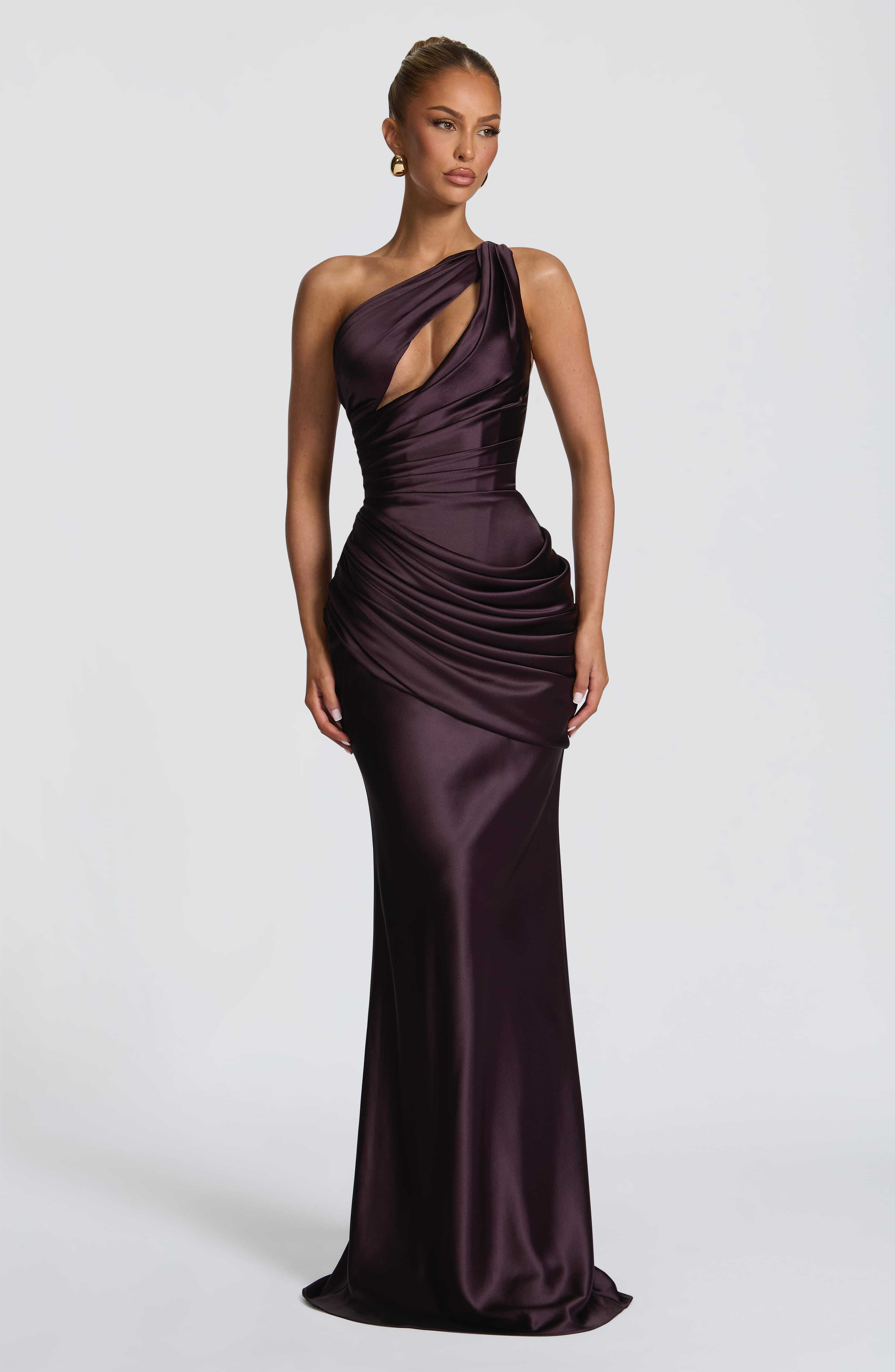 Emina Maxi Dress - Plum - Image 5