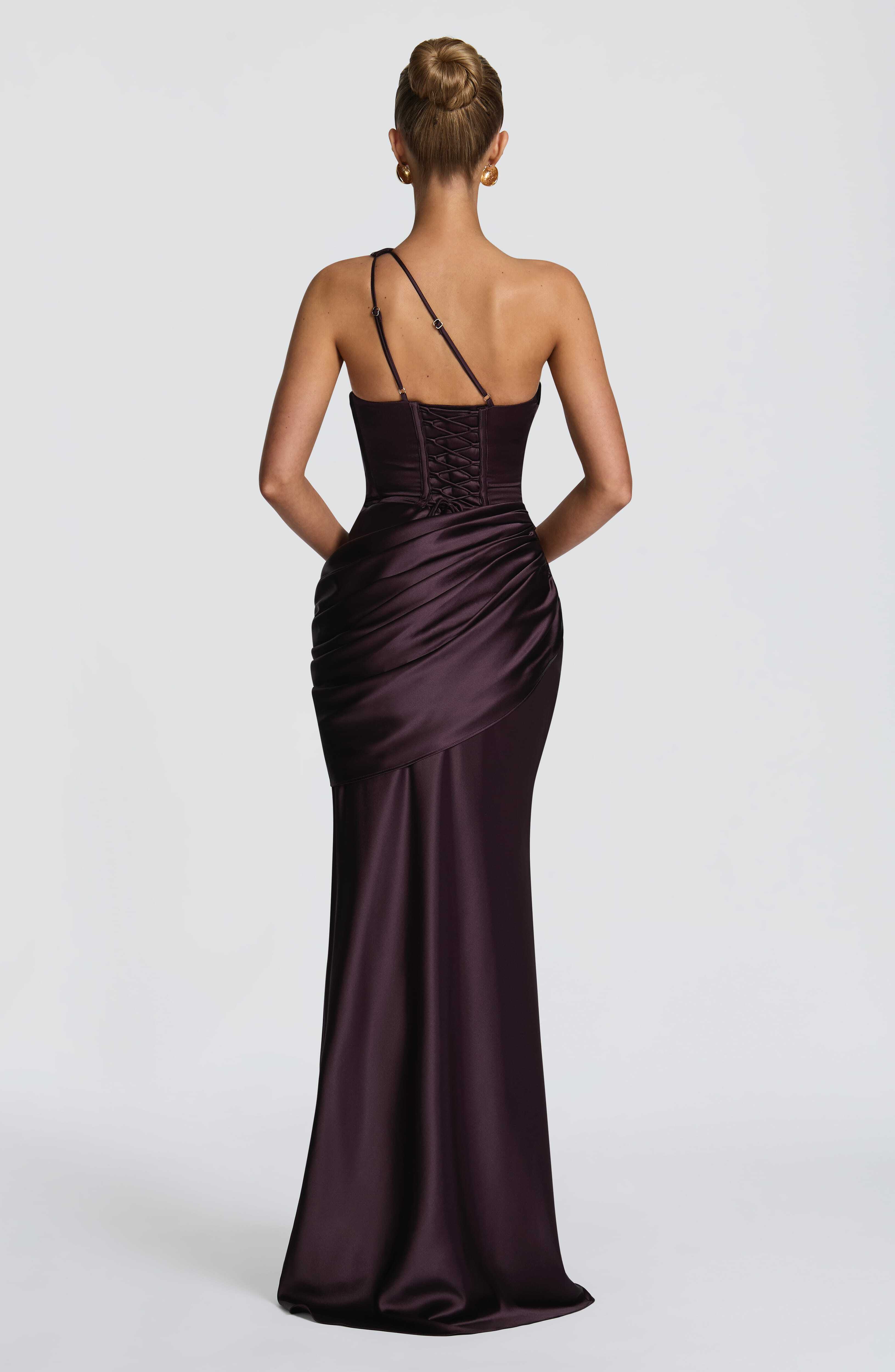 Emina Maxi Dress - Plum - Image 2