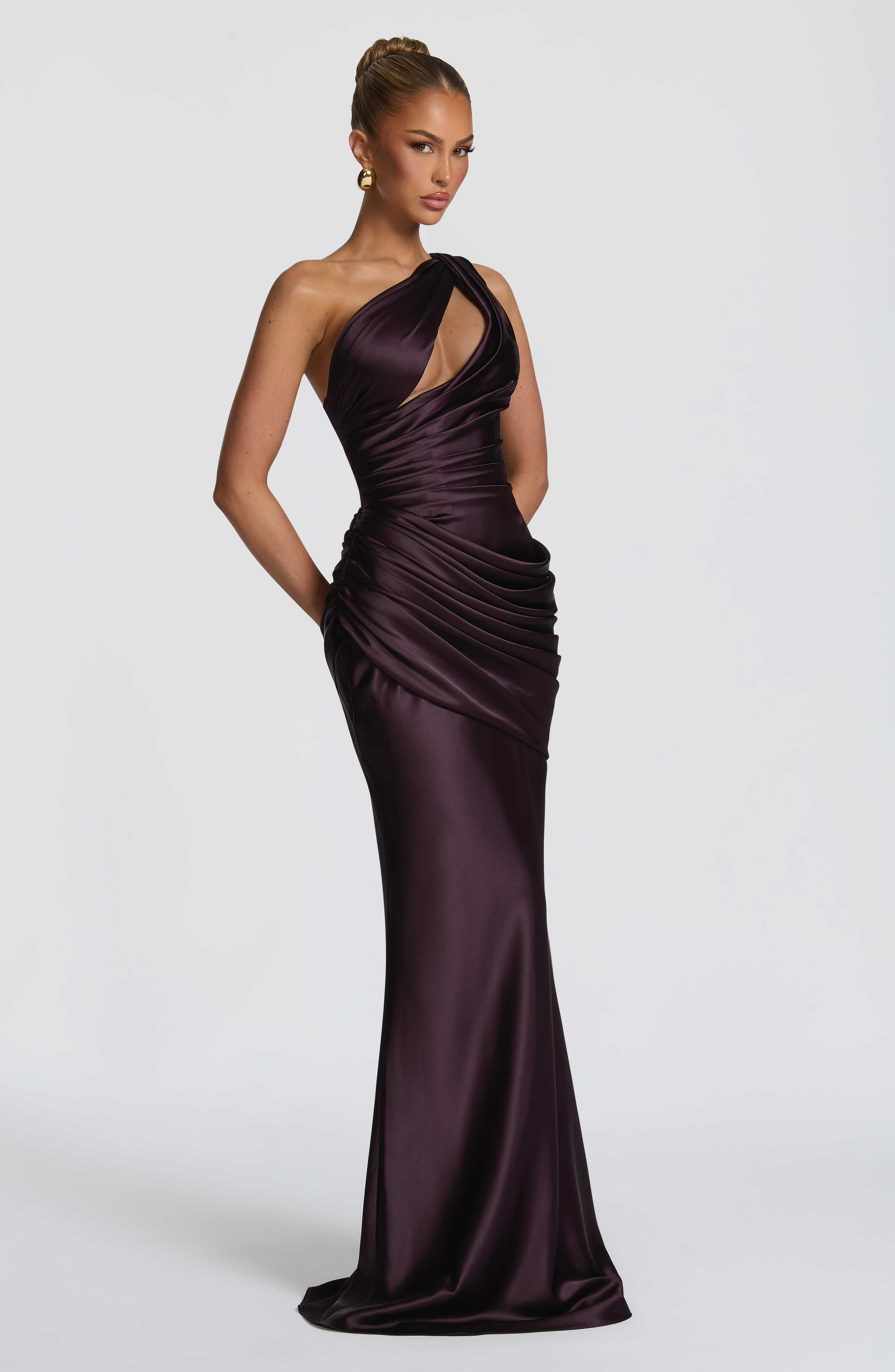Emina Maxi Dress - Plum - Image 3