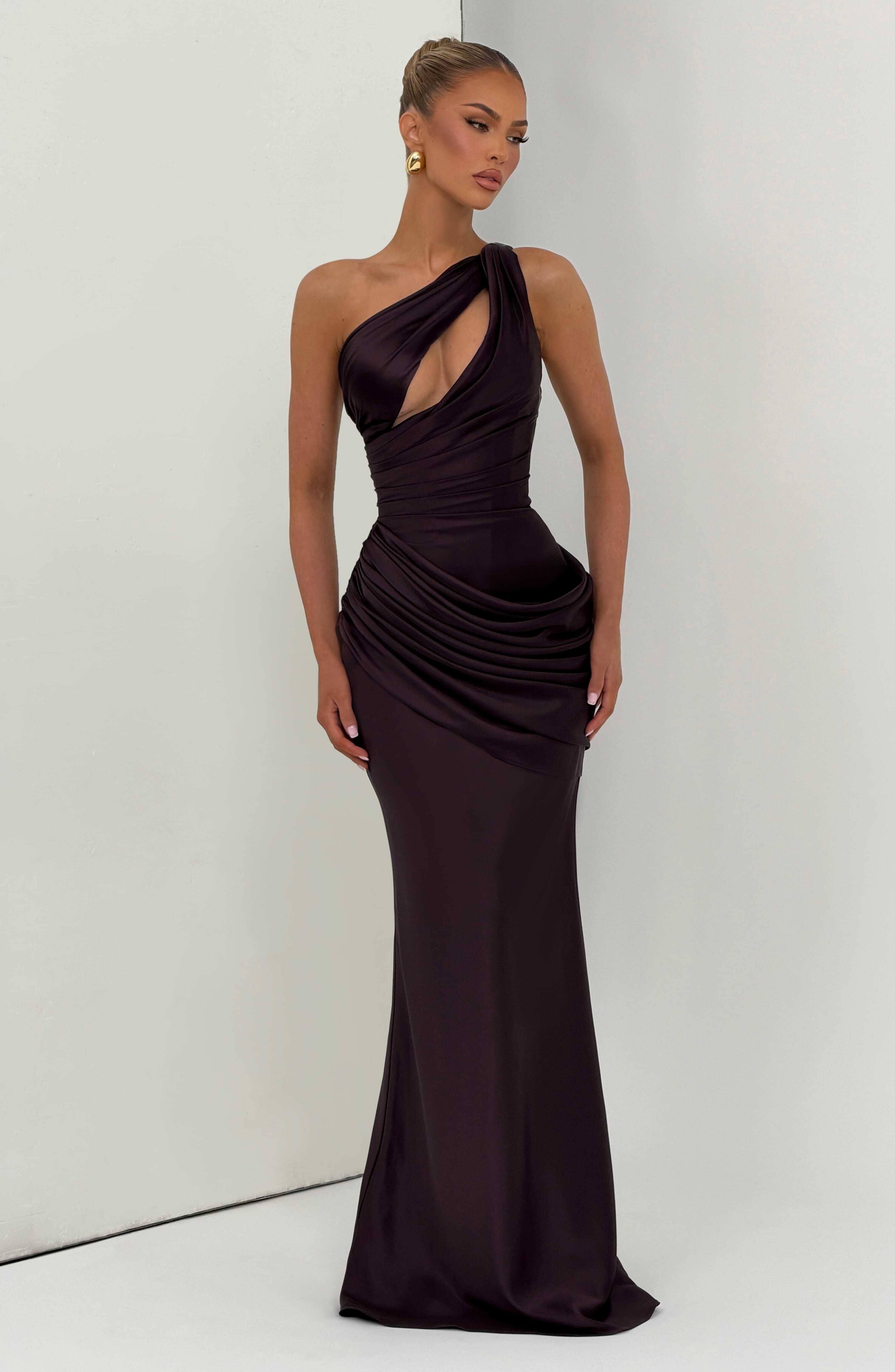 Emina Maxi Dress - Plum - Image 7