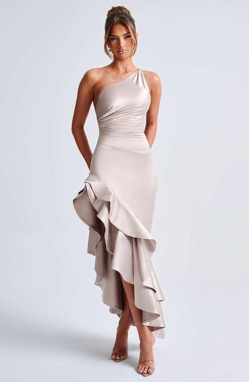 Esmeraya Maxi Dress - Champagne - Image 11