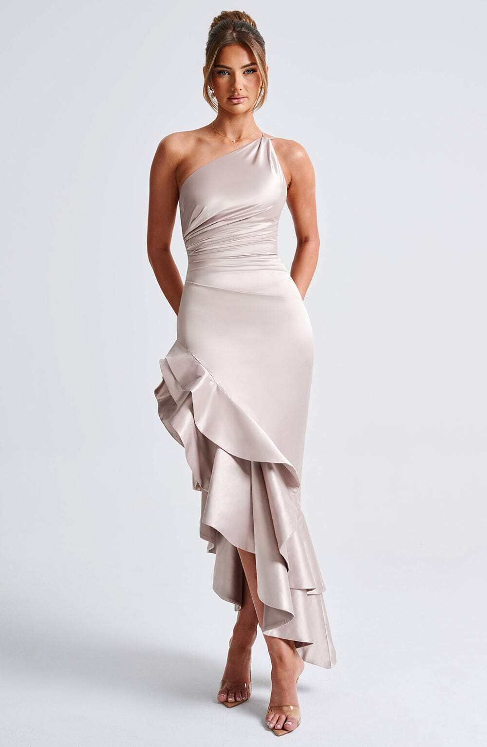 Esmeraya Maxi Dress - Champagne - Image 10