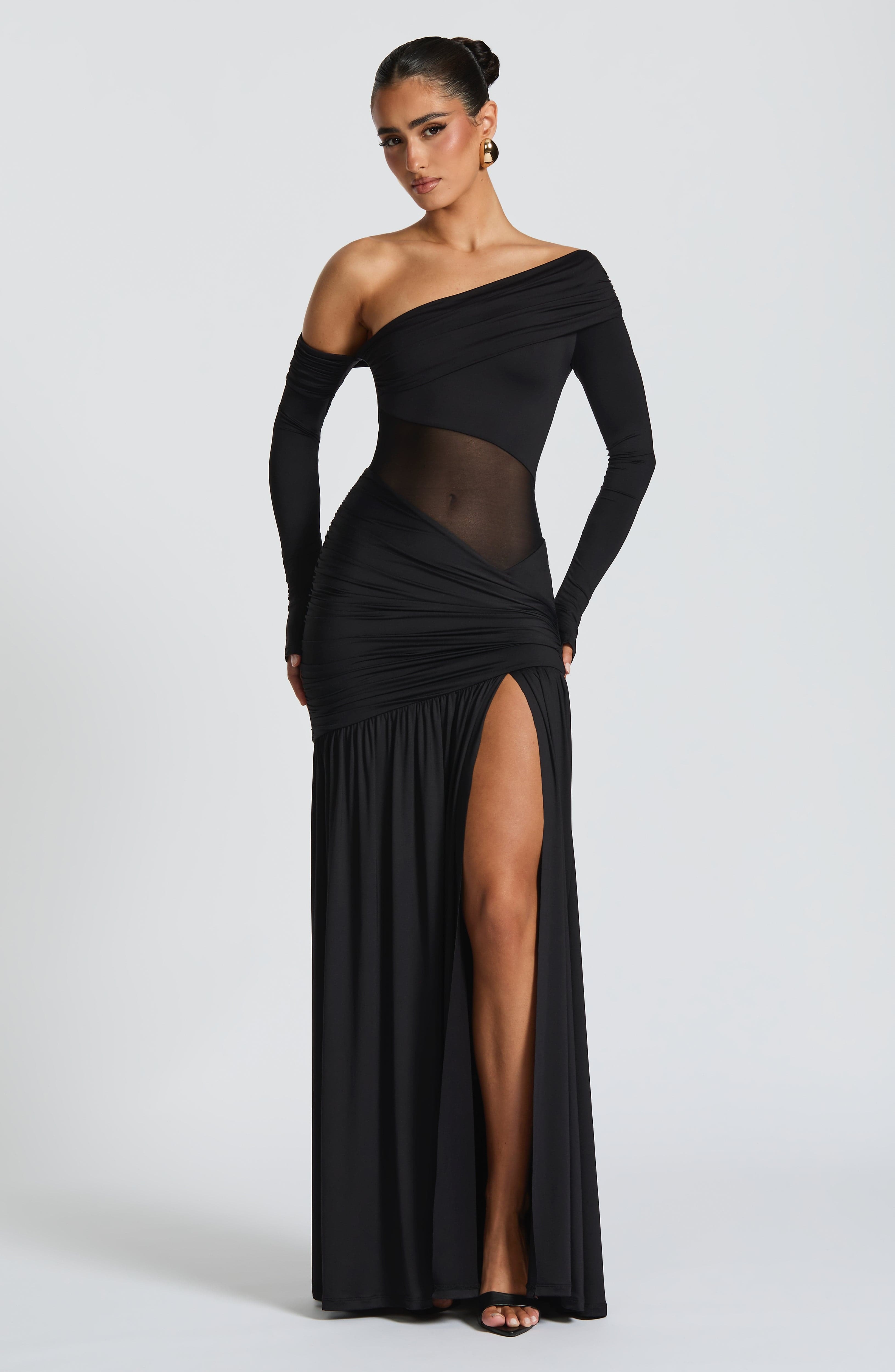 Ettalie Maxi Dress - Black - Image 7