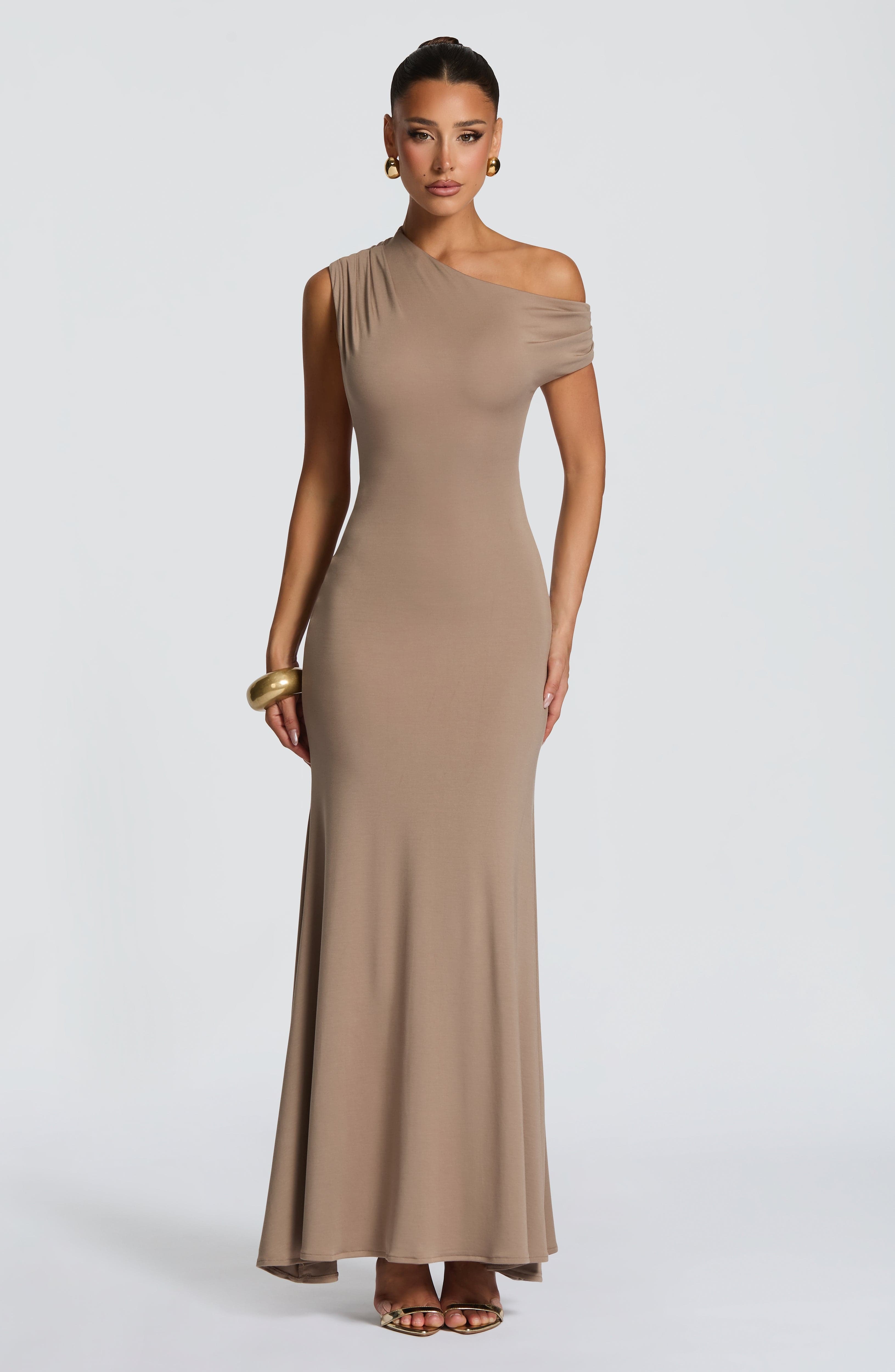Fiora Maxi Dress - Stone - Image 3