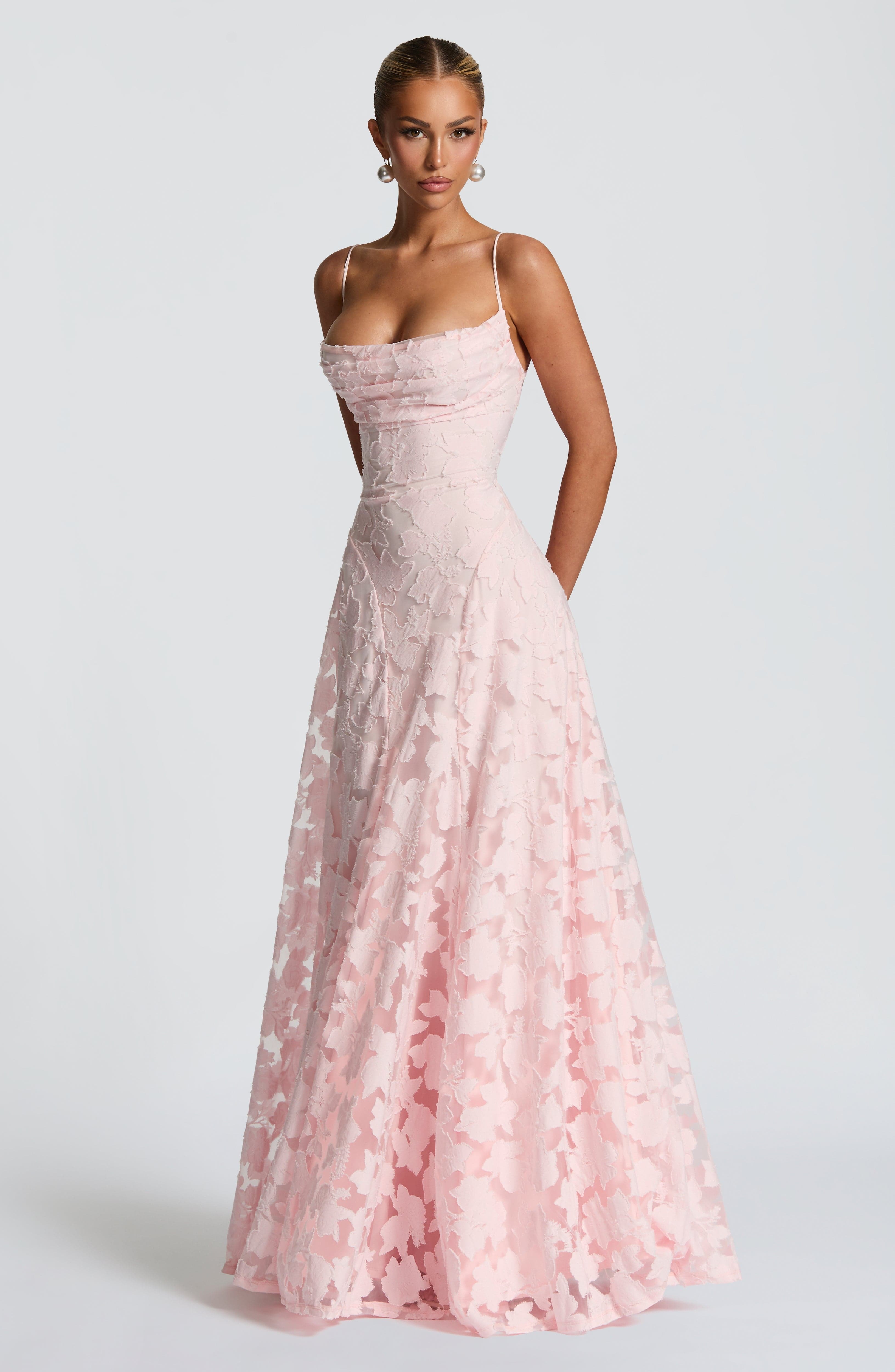 Francis Maxi Dress - Blush - Image 3