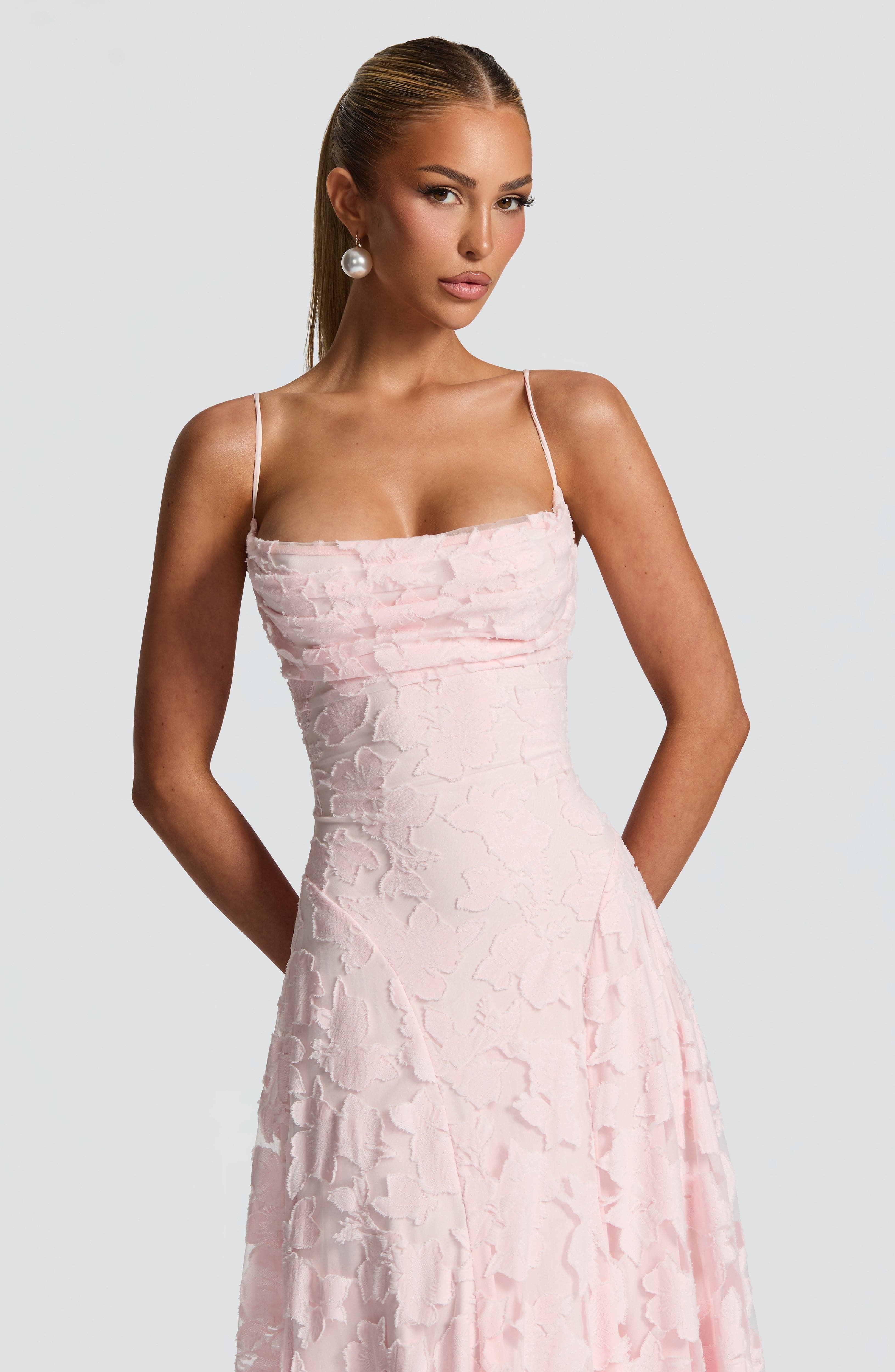 Francis Maxi Dress - Blush - Image 7