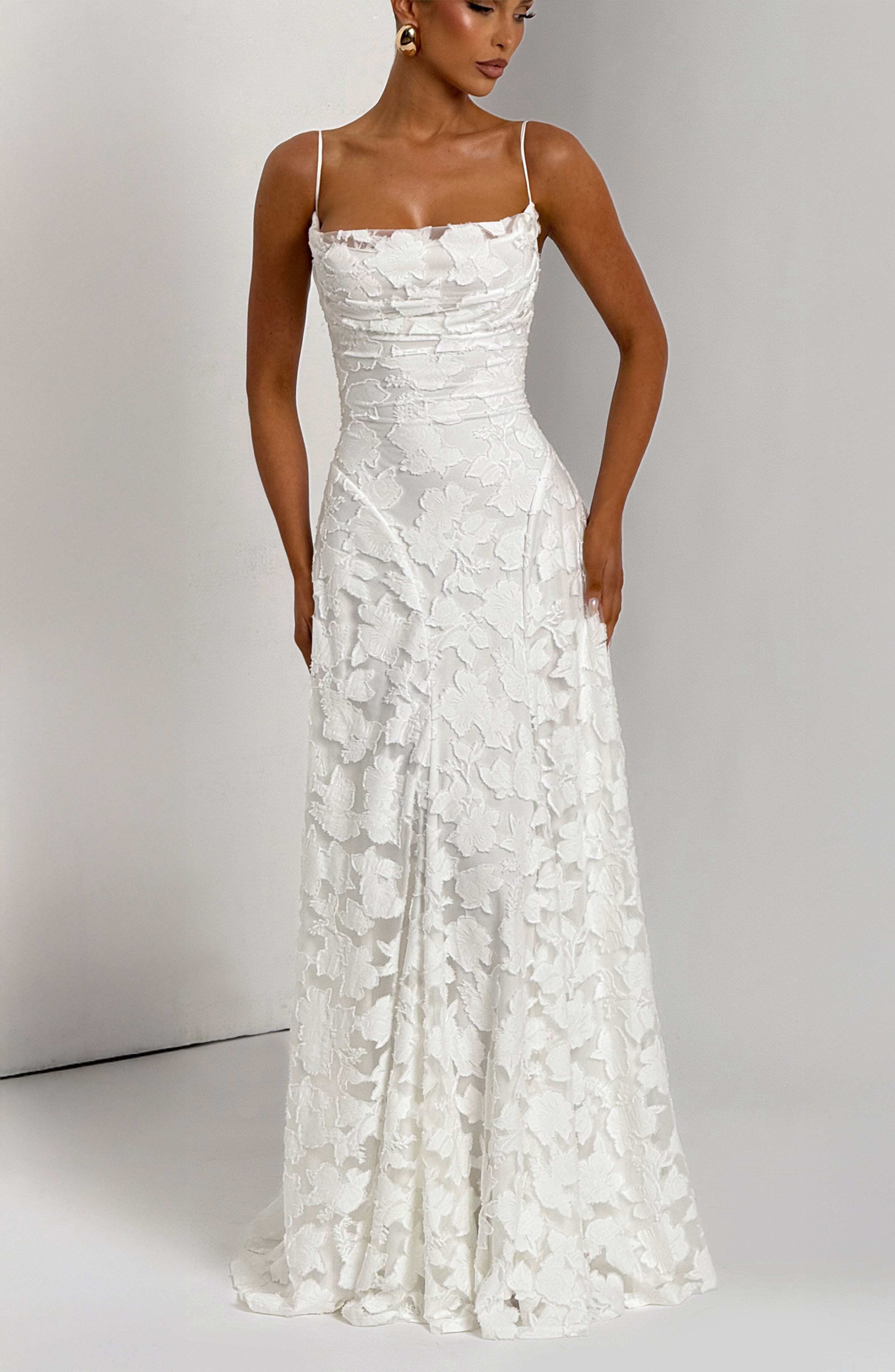 Francis Maxi Dress - Ivory - Image 5