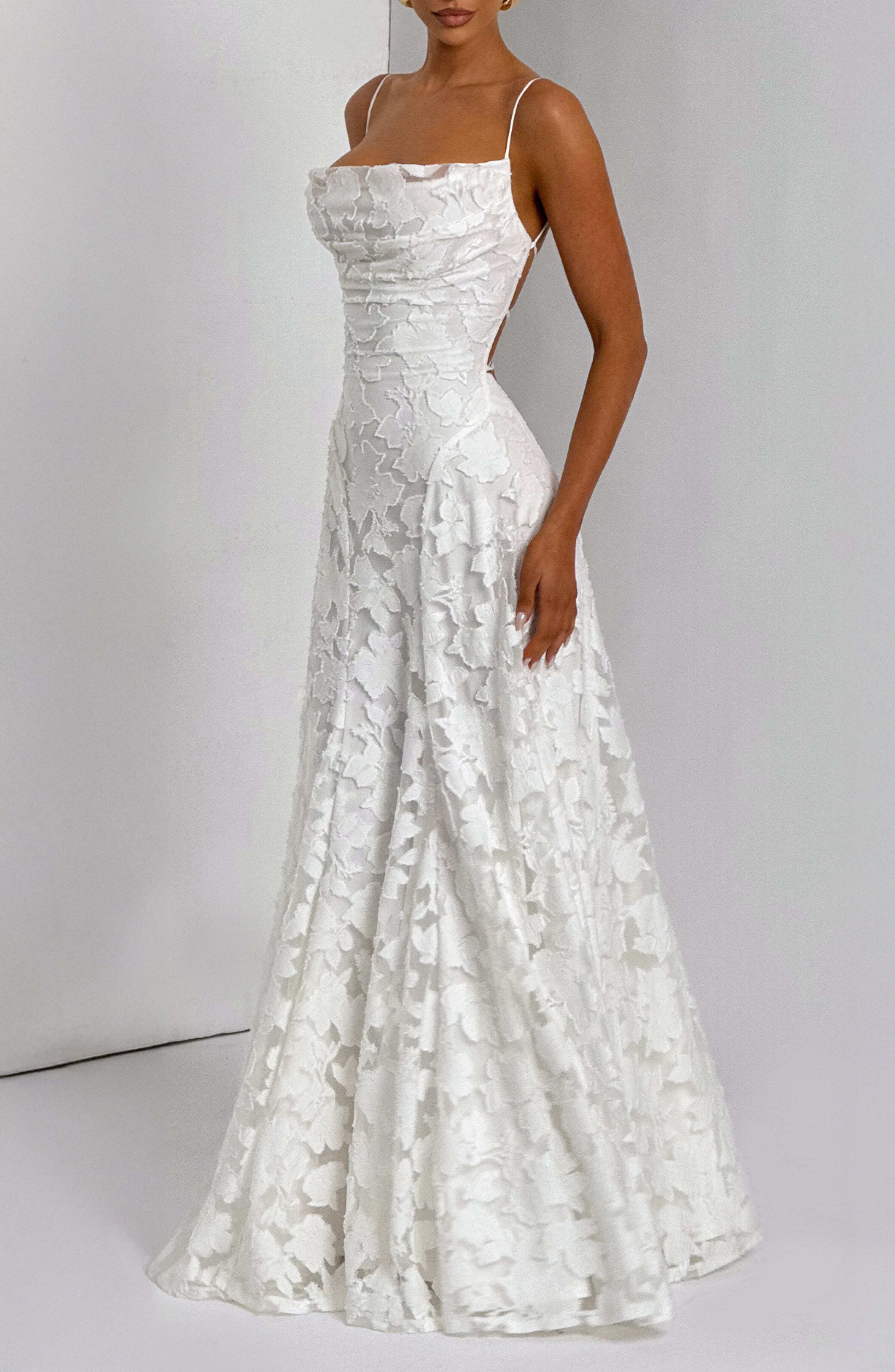 Francis Maxi Dress - Ivory - Image 6