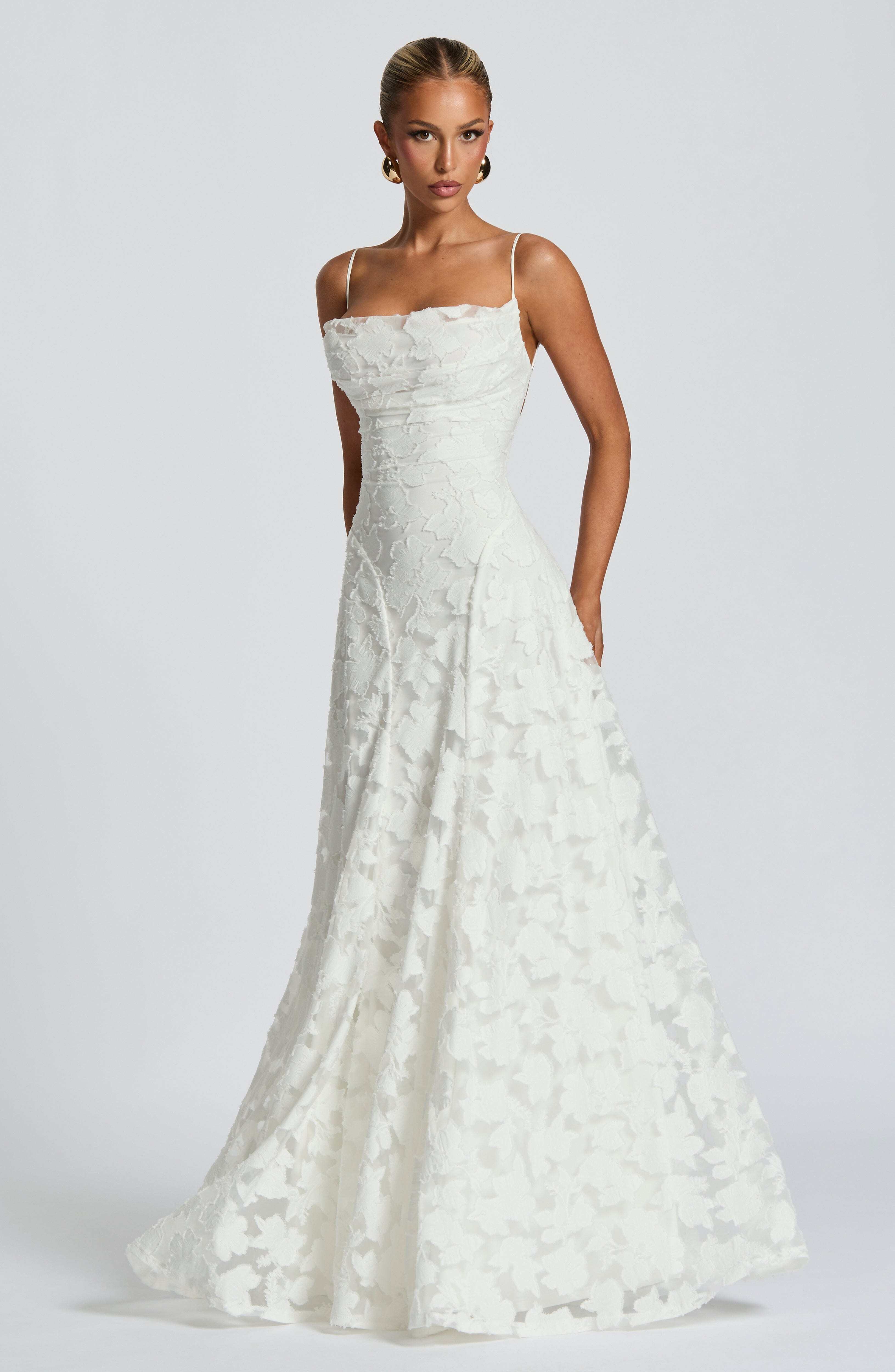 Francis Maxi Dress - Ivory - Image 9